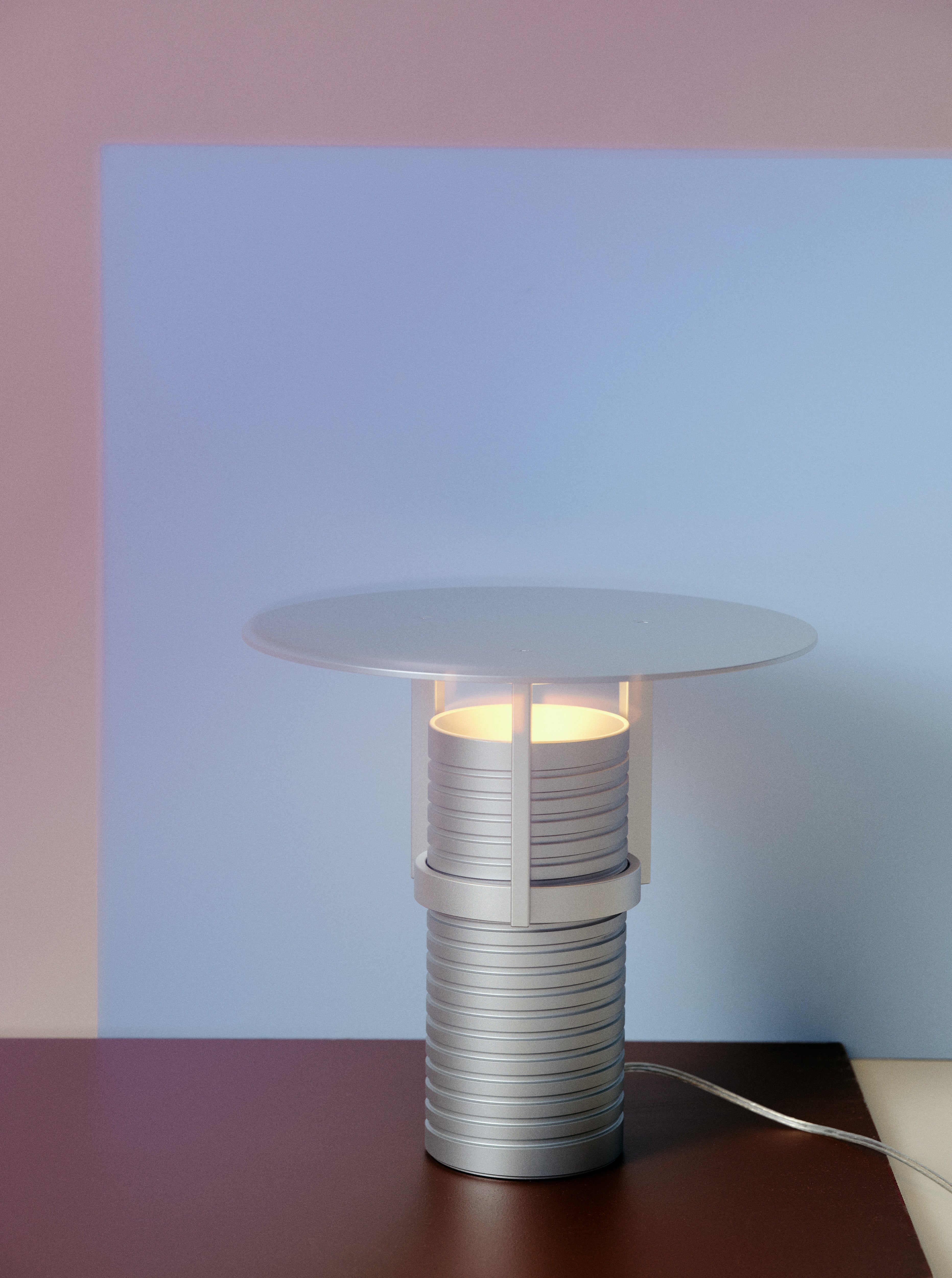 Tischlampe SET Aluminium