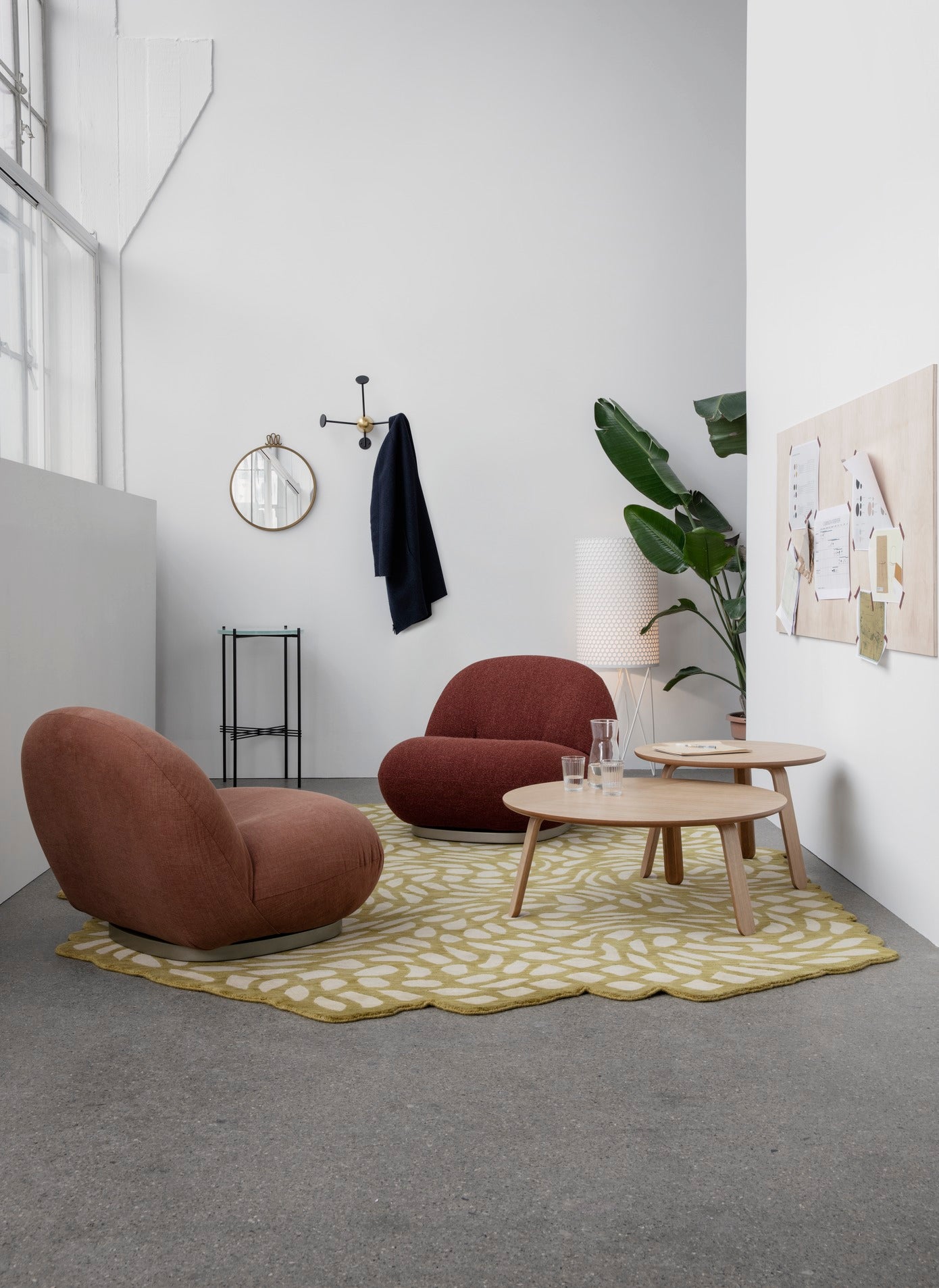 RANDACCIO mirror antique brass