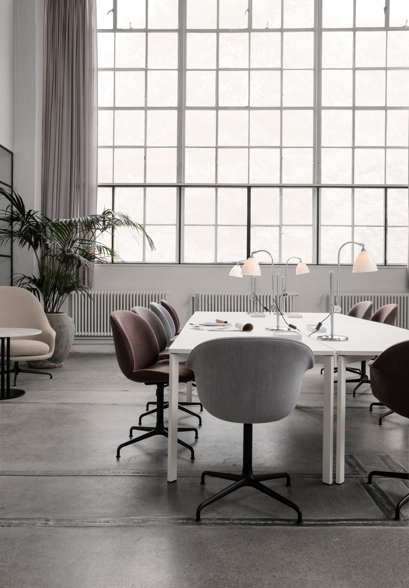 Bürostuhl BEETLE rosa