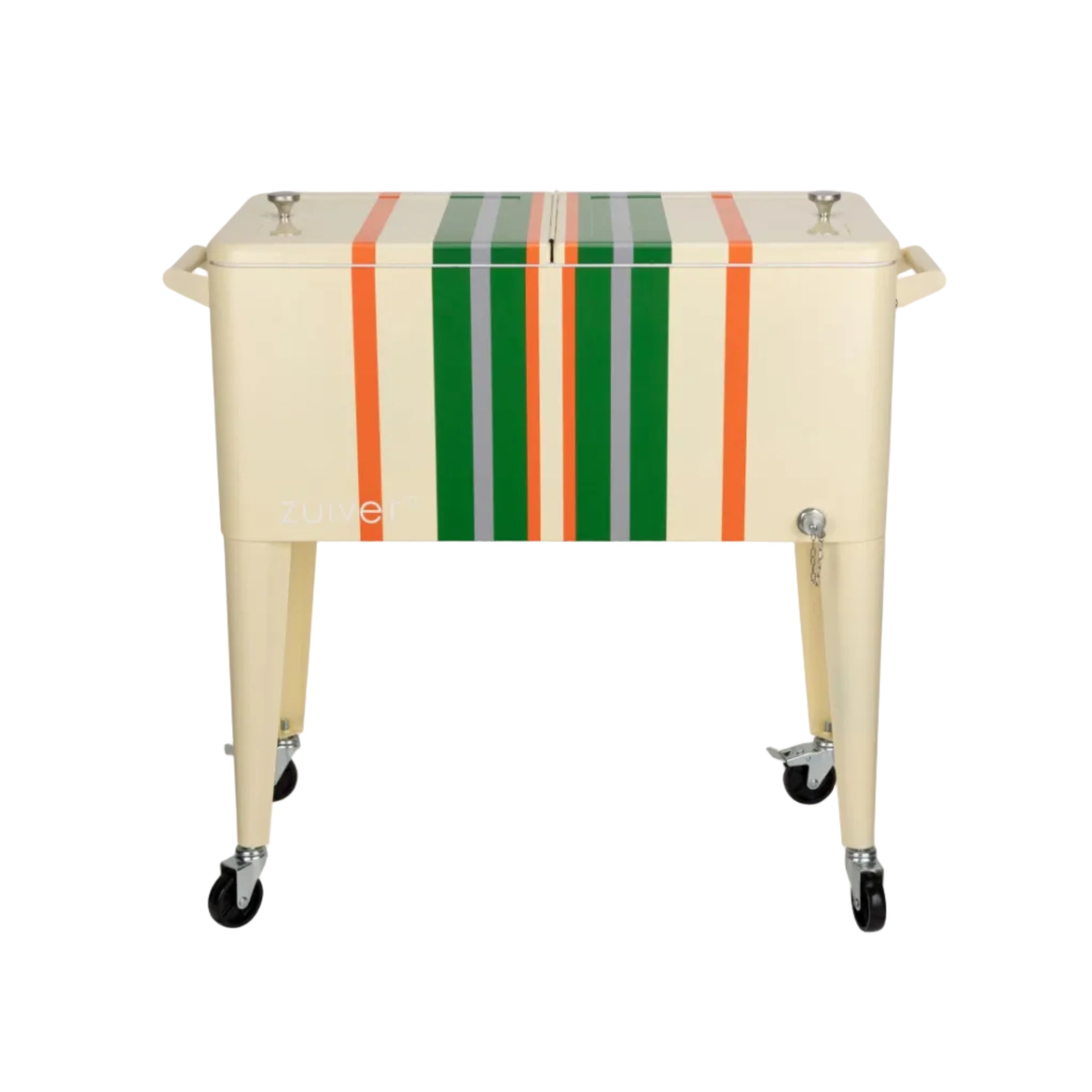 BE COOL Portable Refrigerator Lemon with Green and Orange