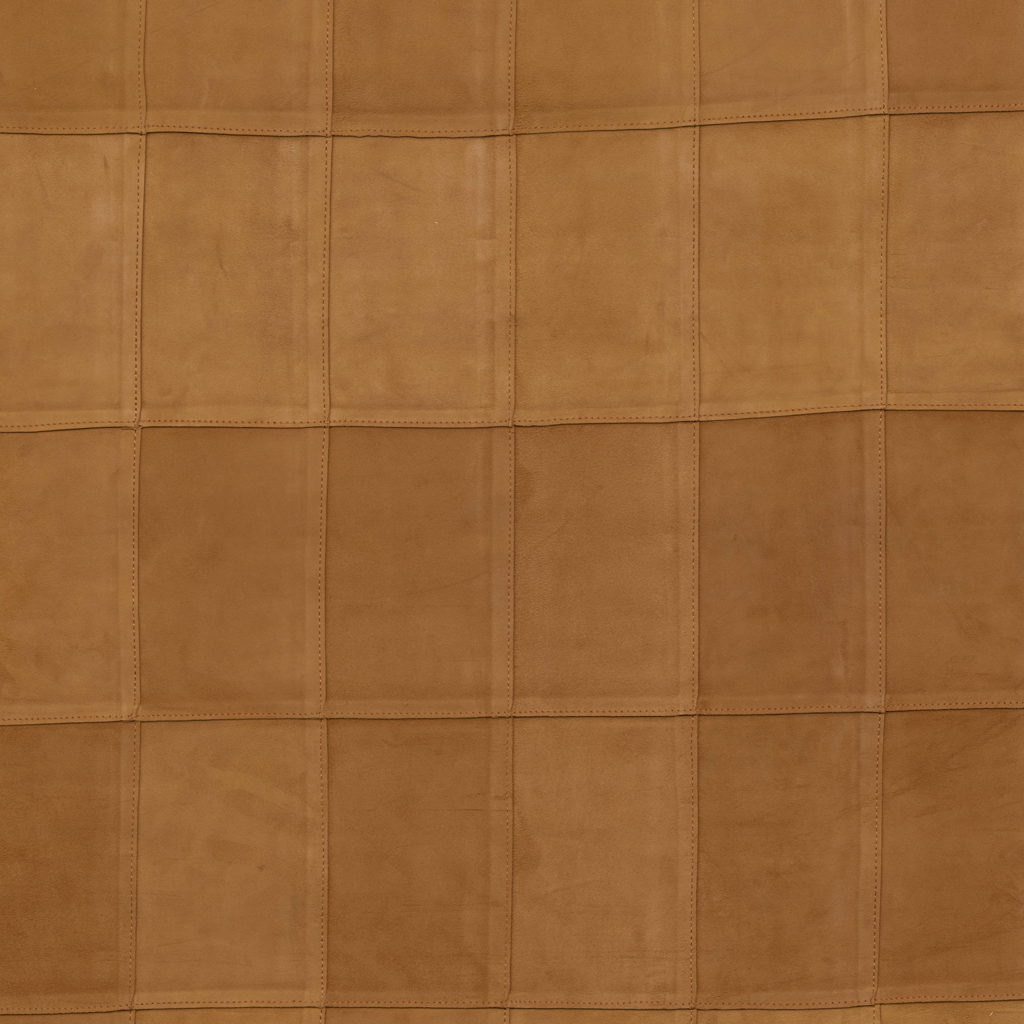 Tapeta naturalna skórzana z motywem geometrycznym AVENIO brązowy – Arte