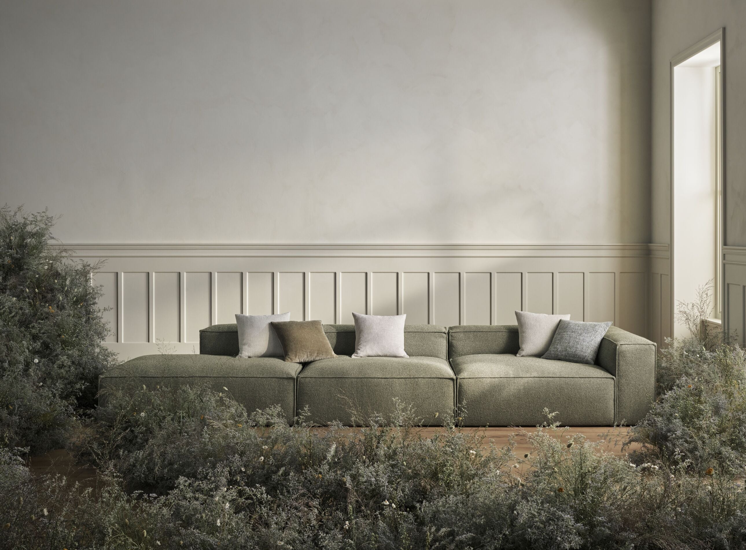 Cosima modulares Sofa - rechts -Handmodul mit einer offenen Seite