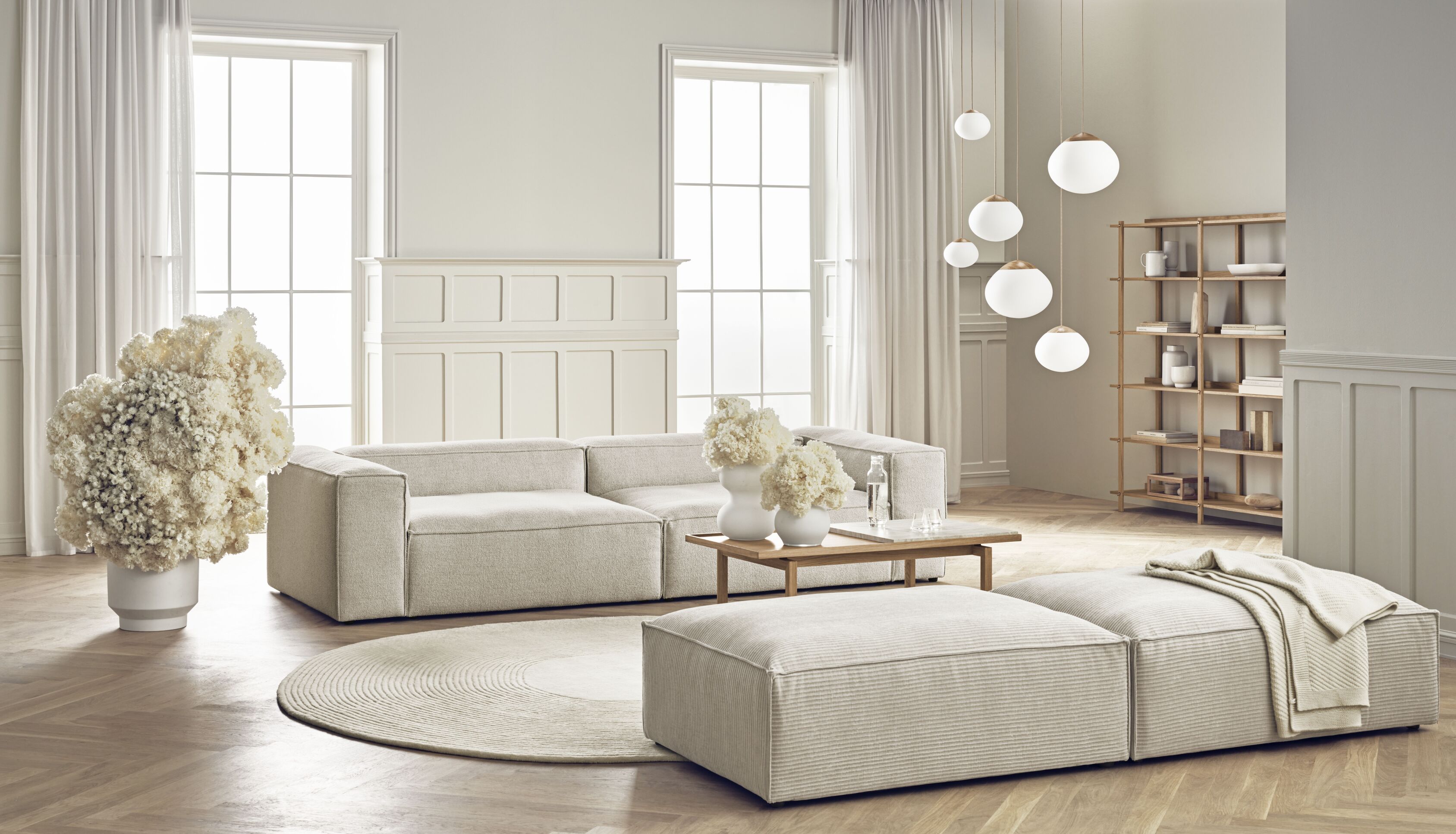 Cosima Pouf polstered