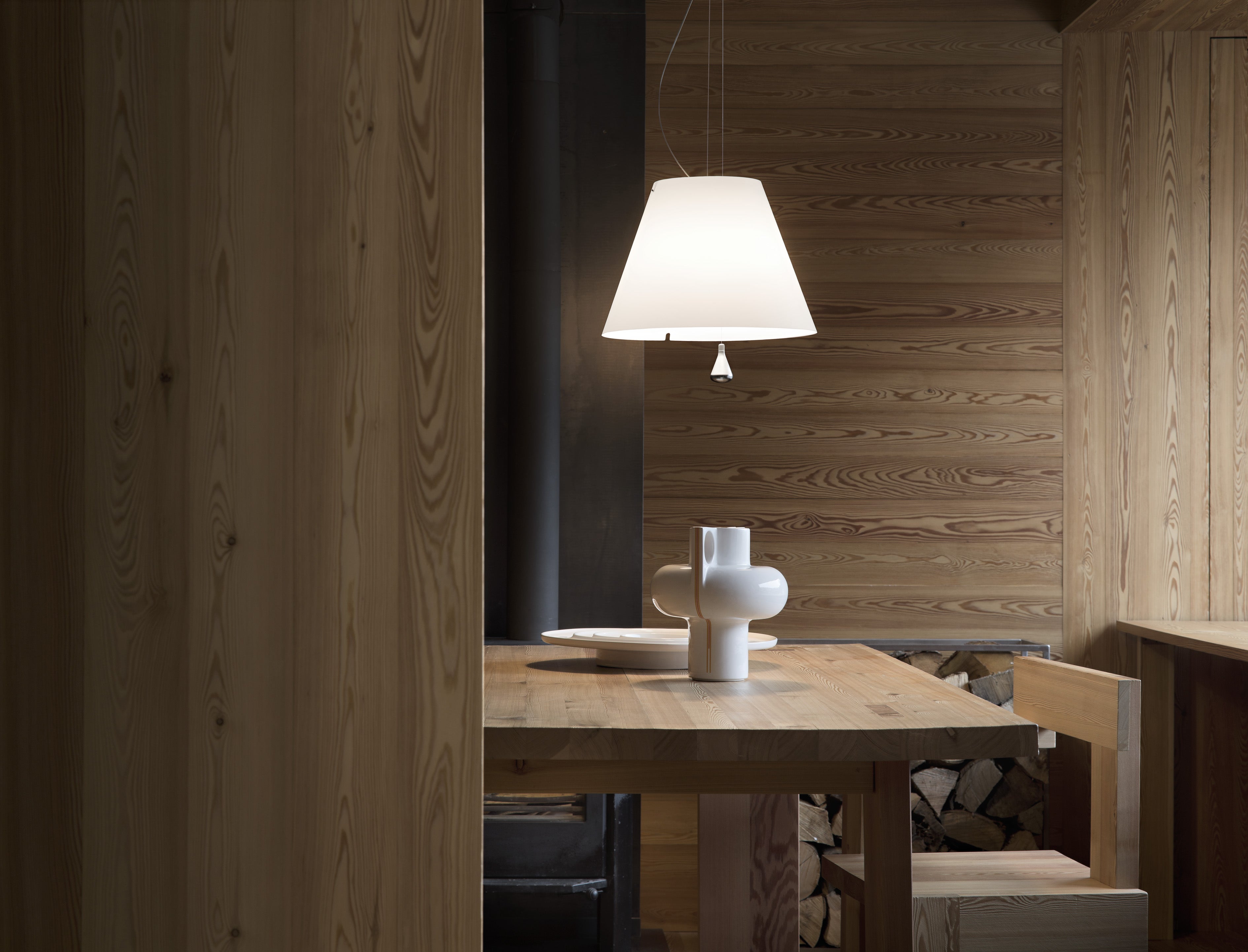 Pendelleuchte COSTANZA lachsrosa