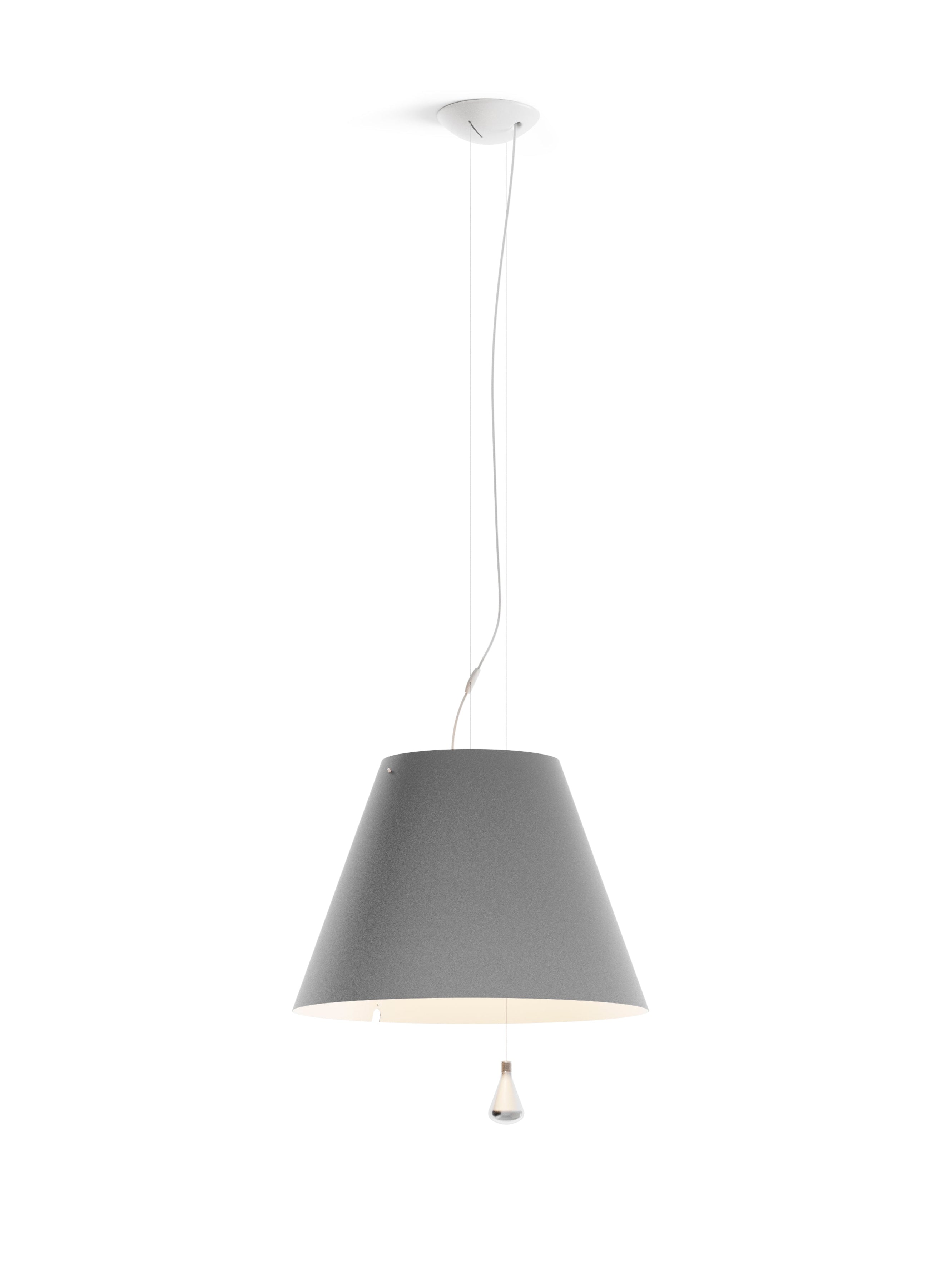 Costanza hängende Lampe grau