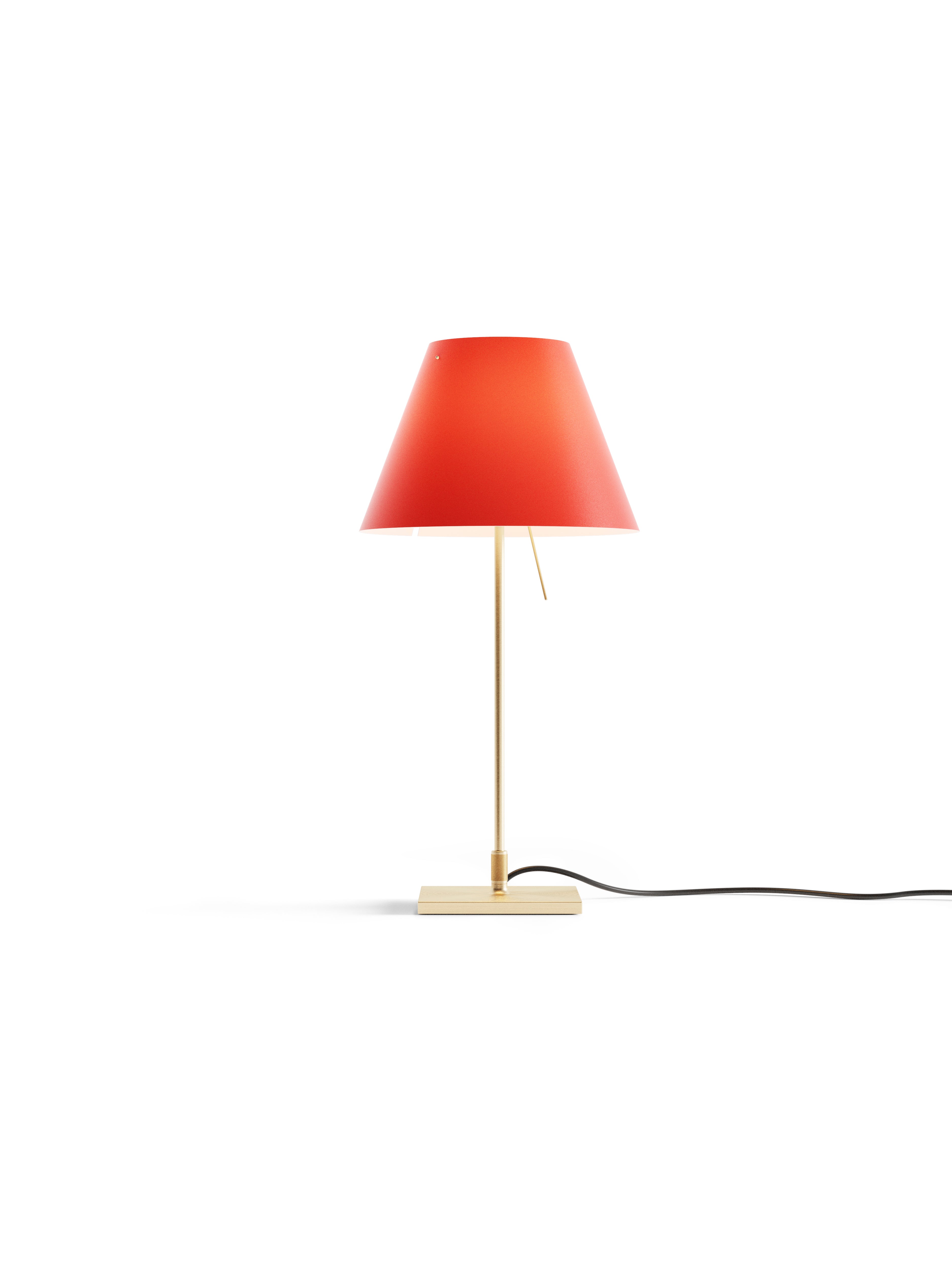 Rote Tischlampe Costanza