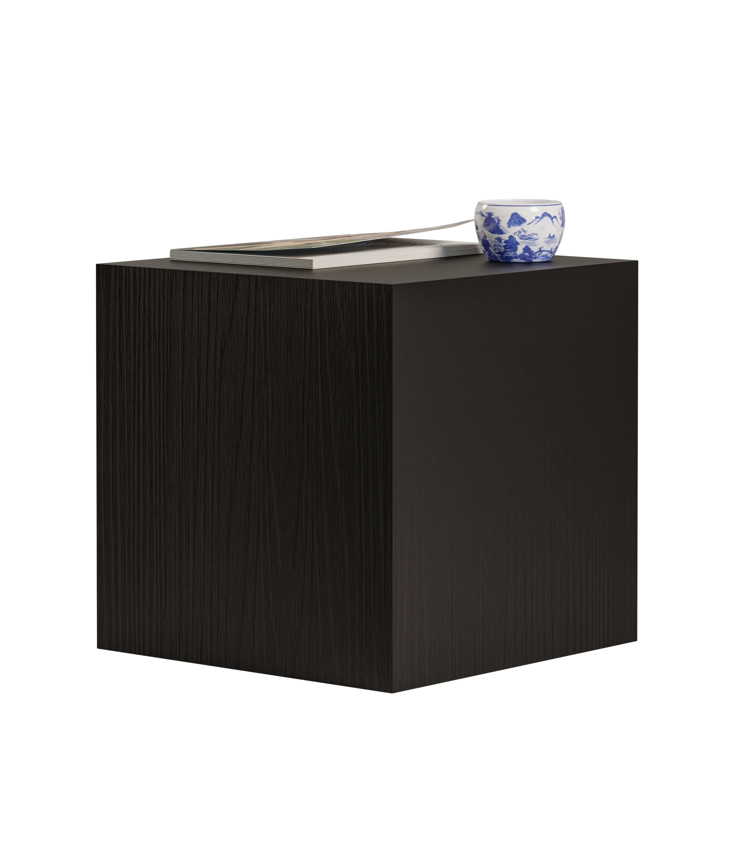 Beistelltisch CUBE tiefschwarz