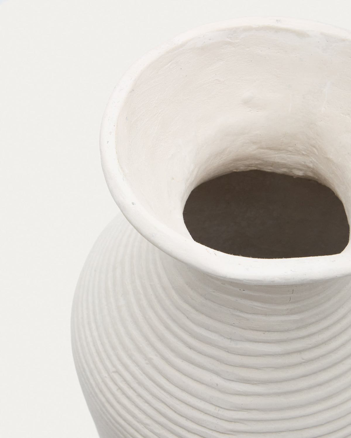 Wazon PRIA biały papier mâché – ujęcie 11