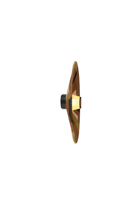 Braune Wandlampe