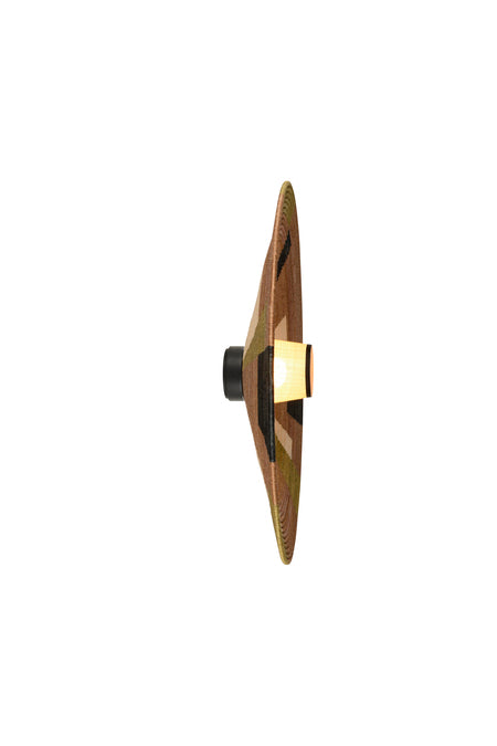 Braune Wandlampe