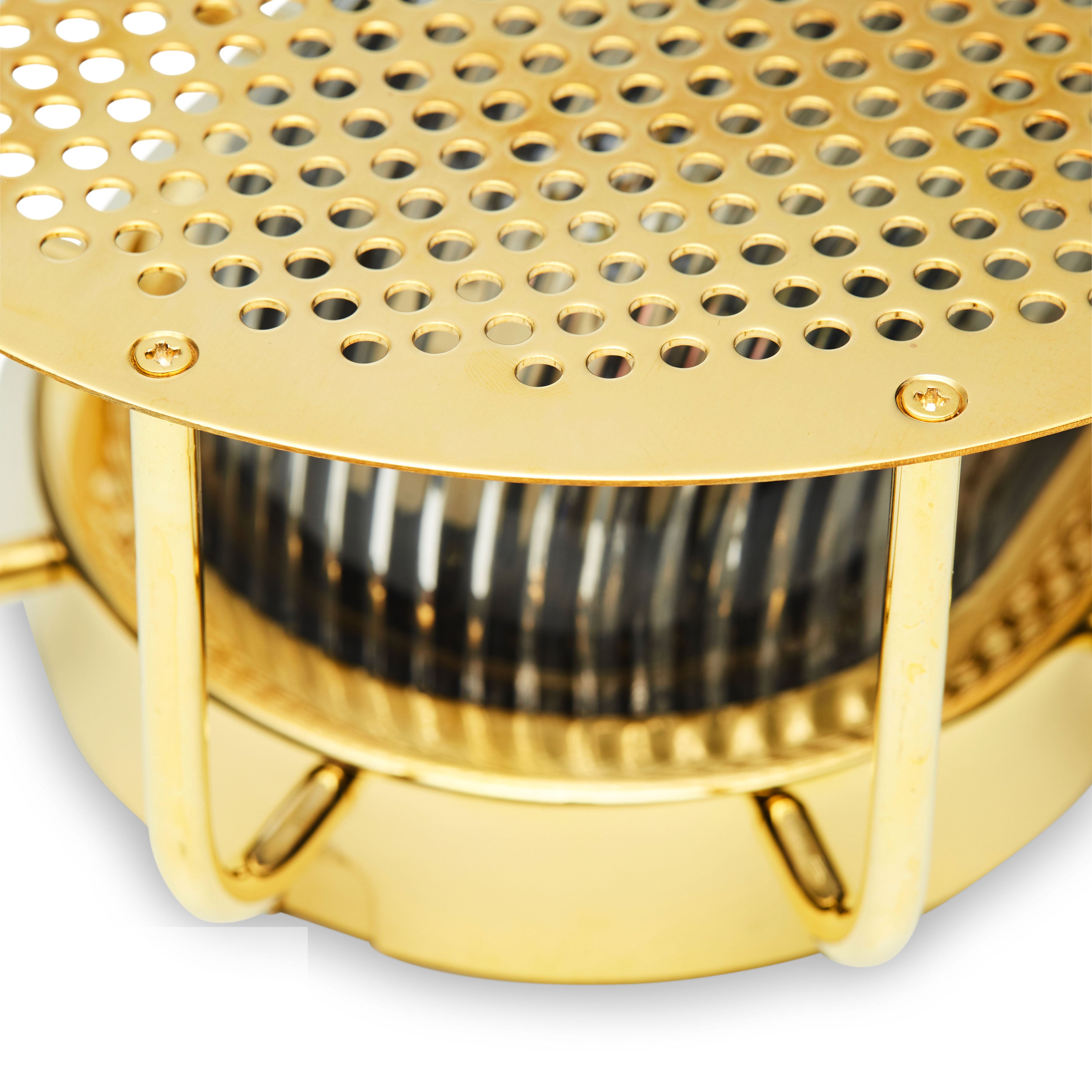 Außenwandleuchte NIGHT RIDER rohes Messing