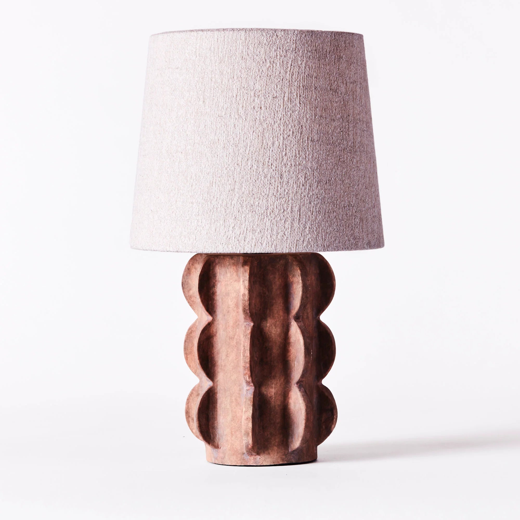 ACISSIMO table lamp brown ceramic