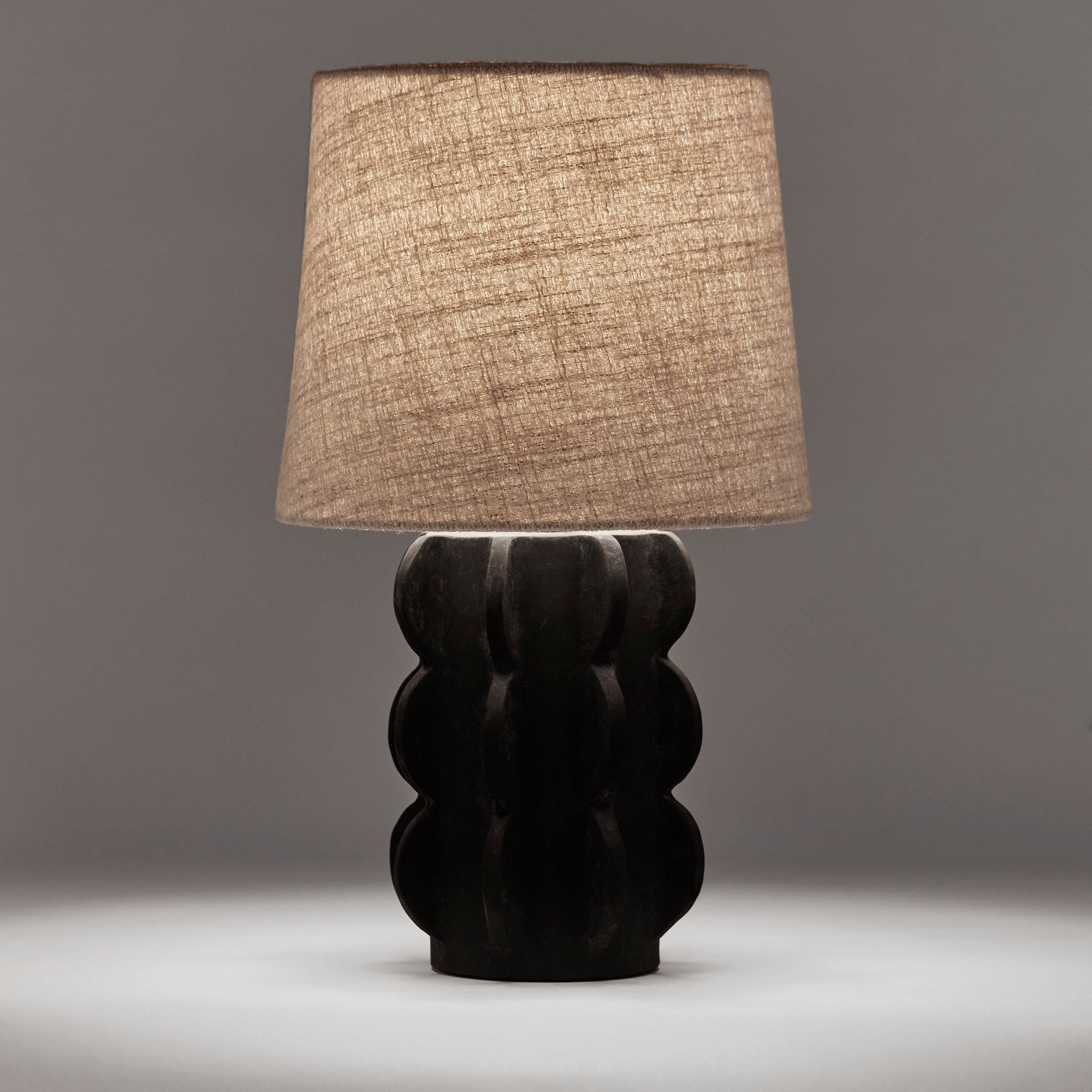 Tischlampe ACISSIMO schwarze Keramik