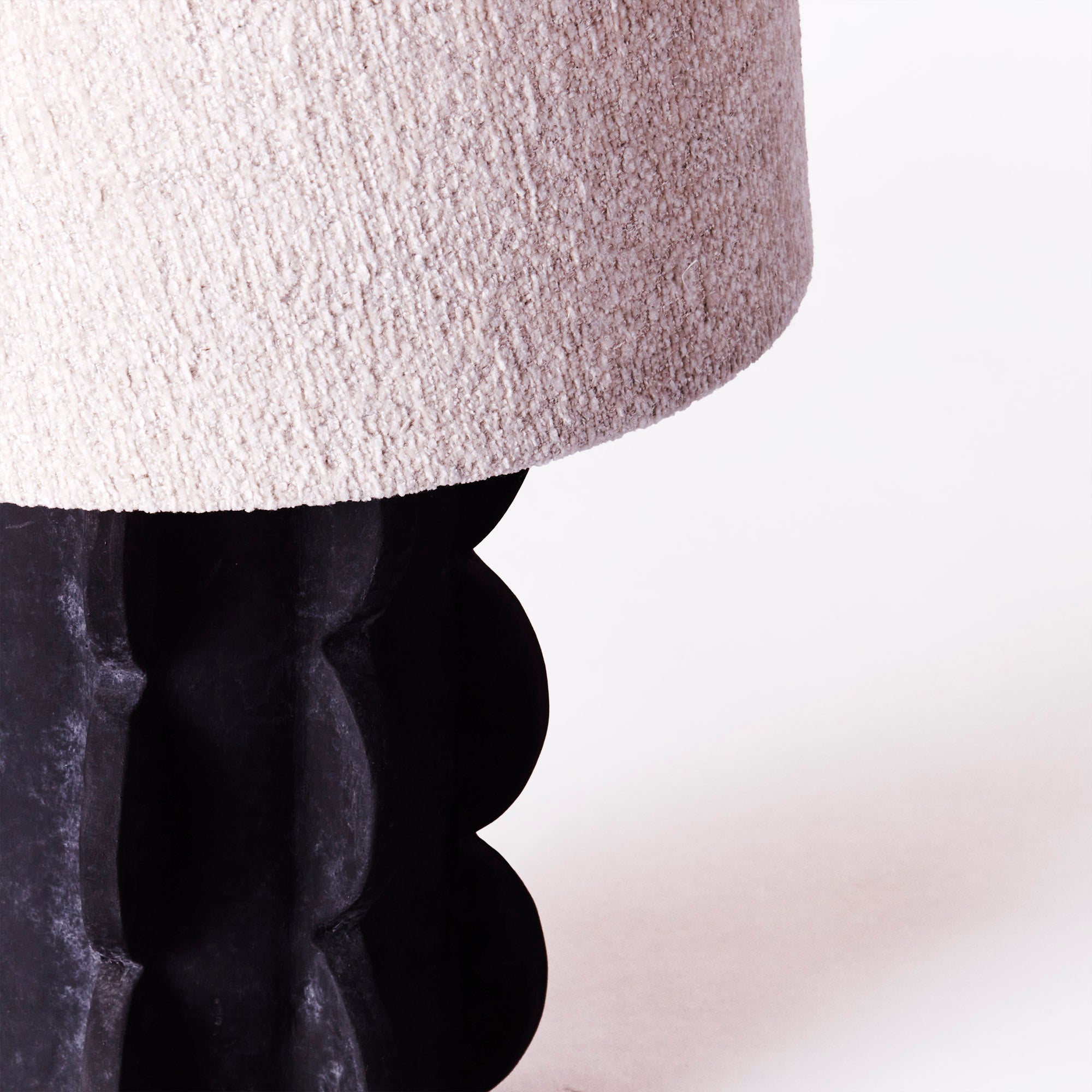 Tischlampe ACISSIMO schwarze Keramik