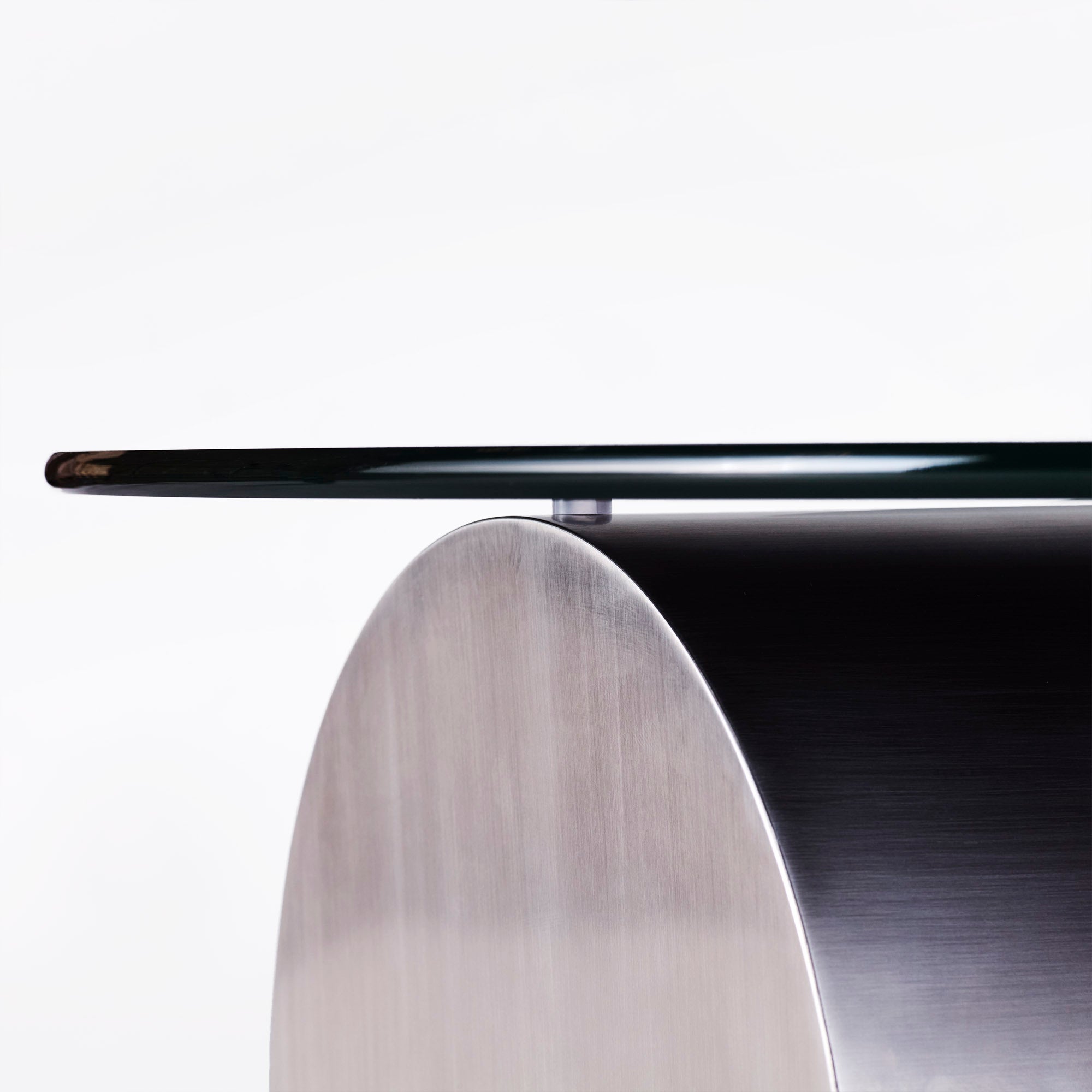 Couchtisch CROSS poliertes Stahl