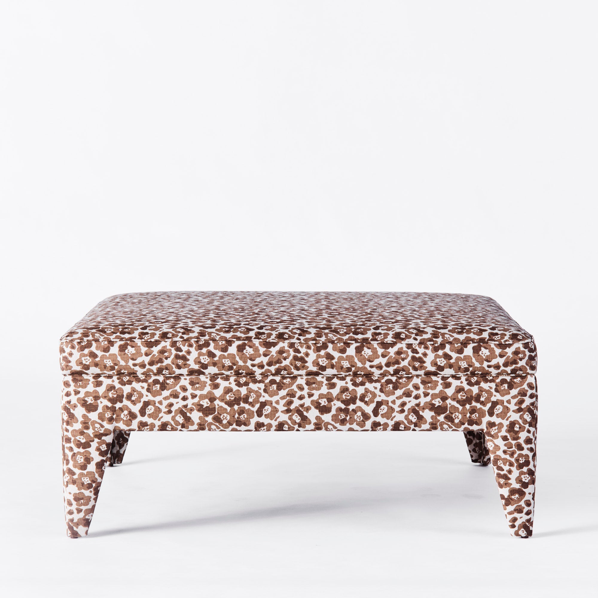 Puf OTTO beige mit Braun