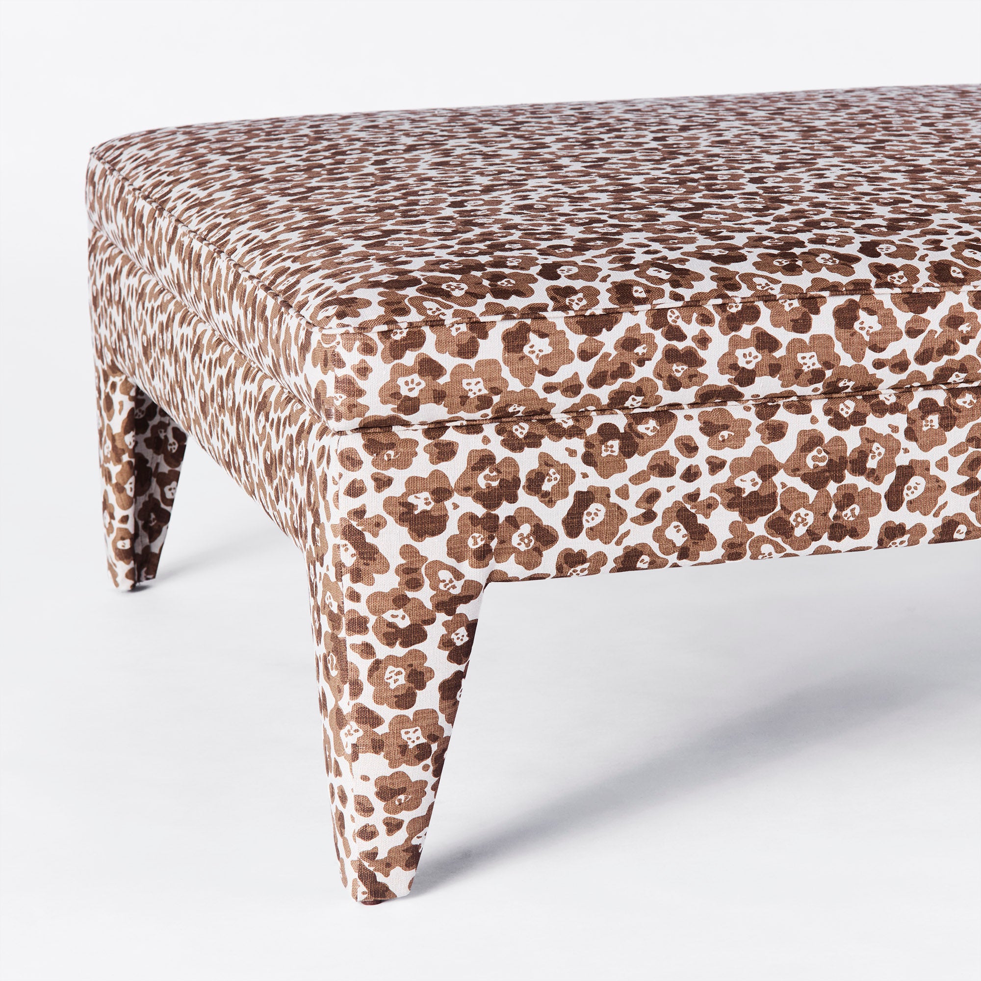 Puf OTTO beige mit Braun