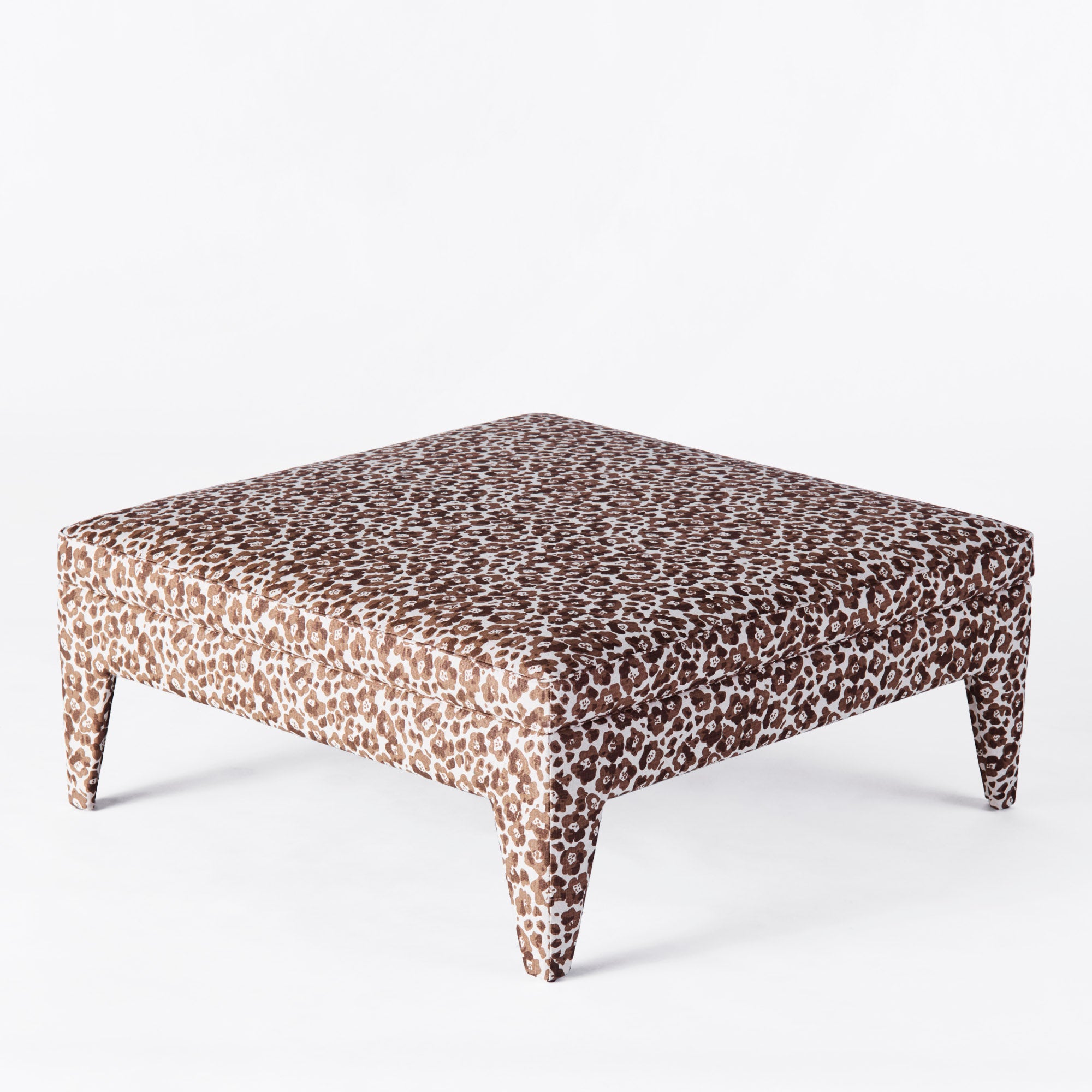 Puf OTTO beige mit Braun