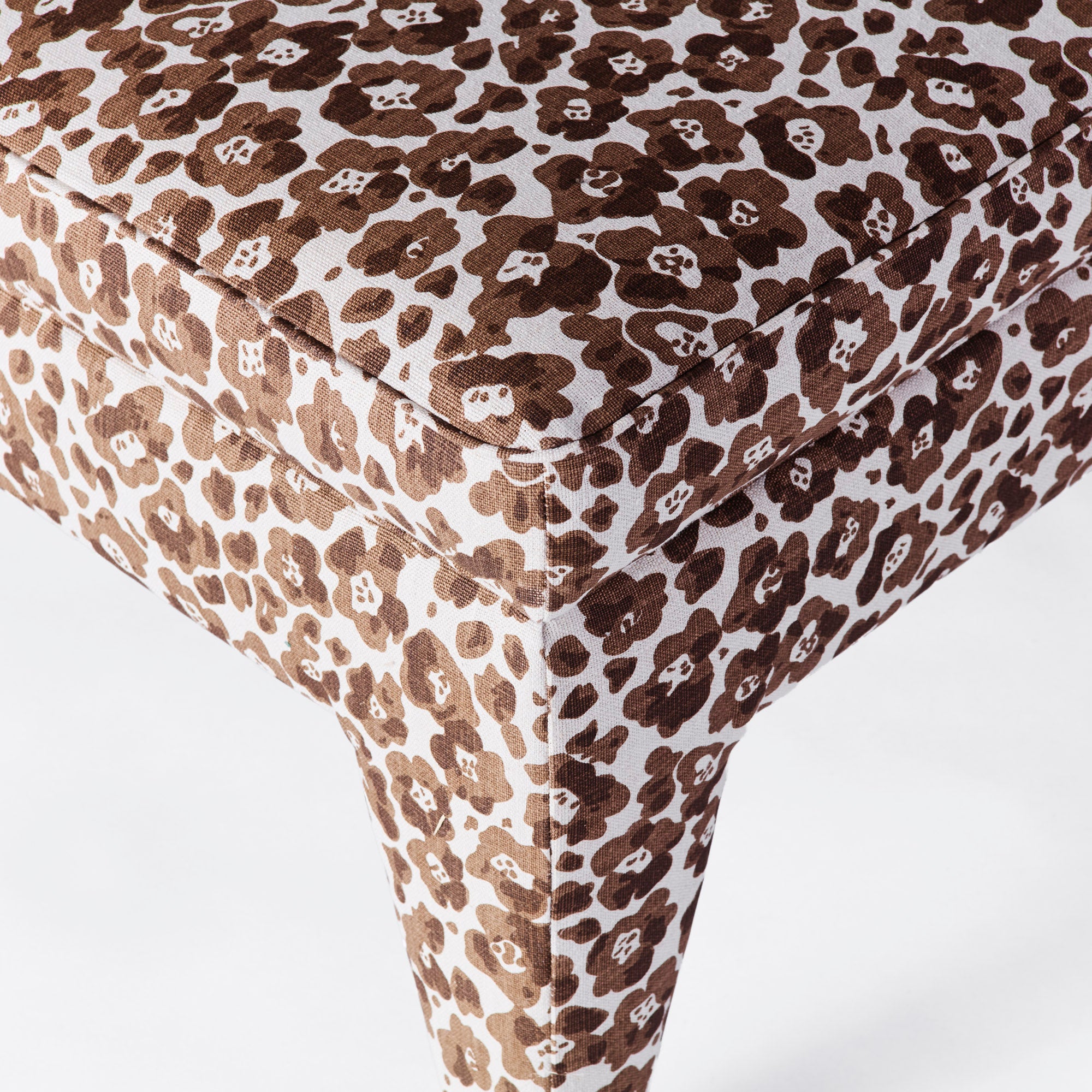 Puf OTTO beige mit Braun