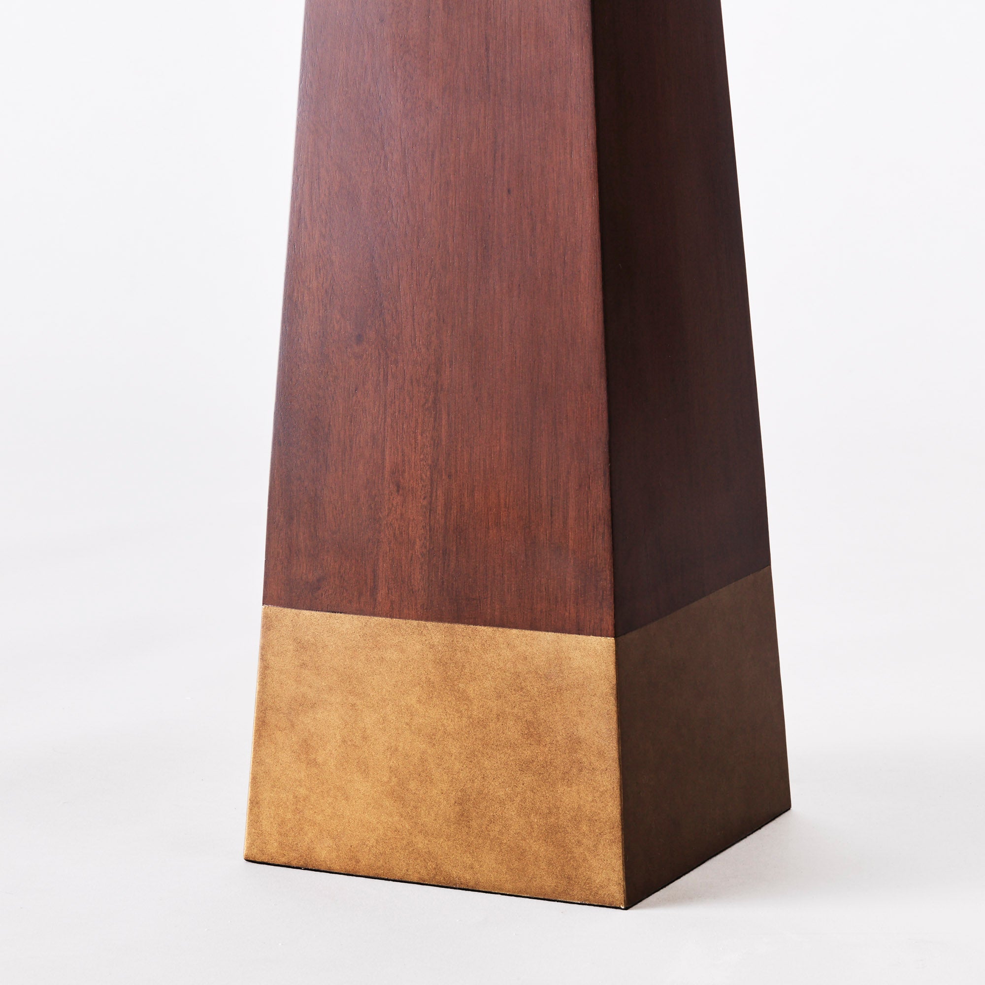 PYRAMID Ash Veneer Floor Lamp
