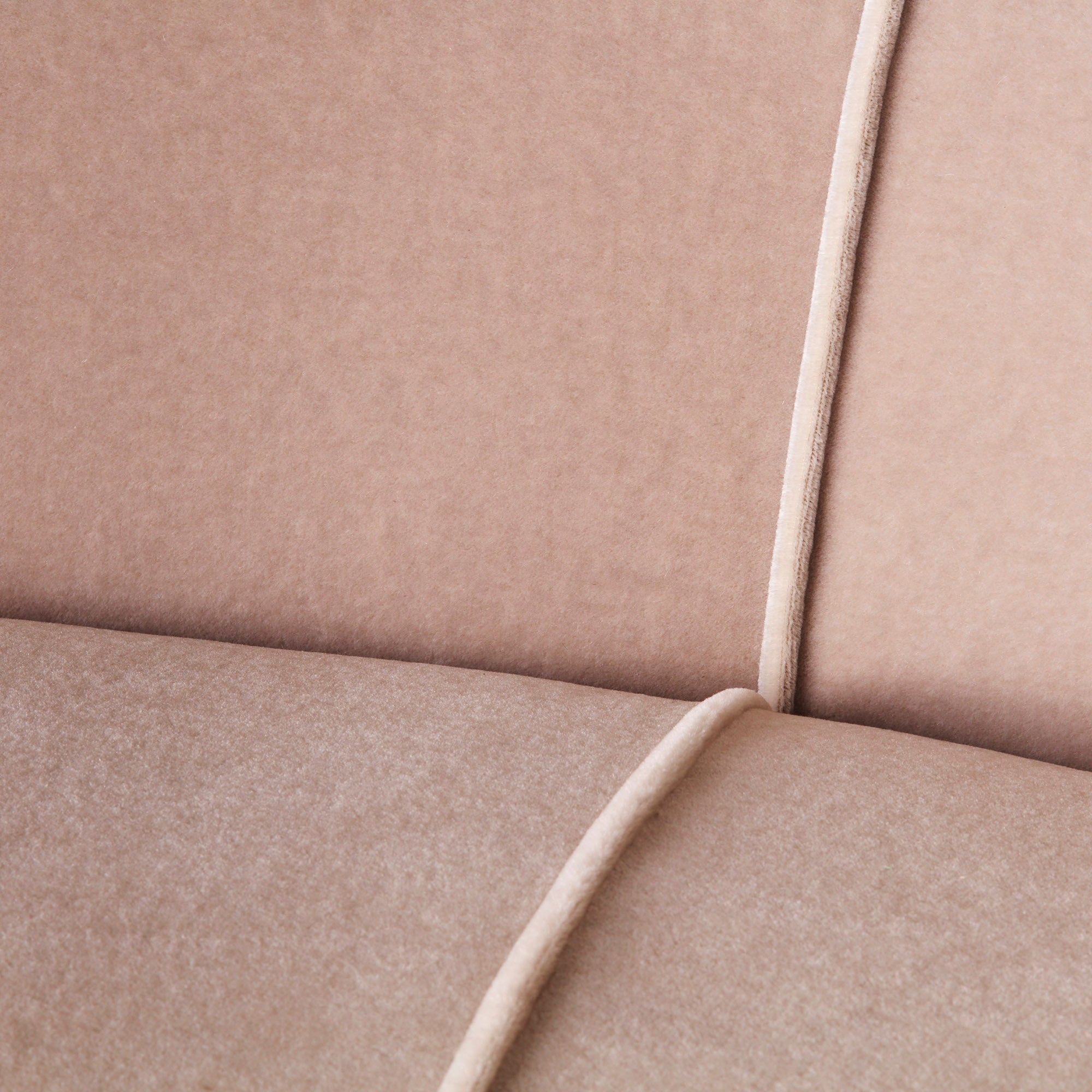 PARIS Sofa beige velvet