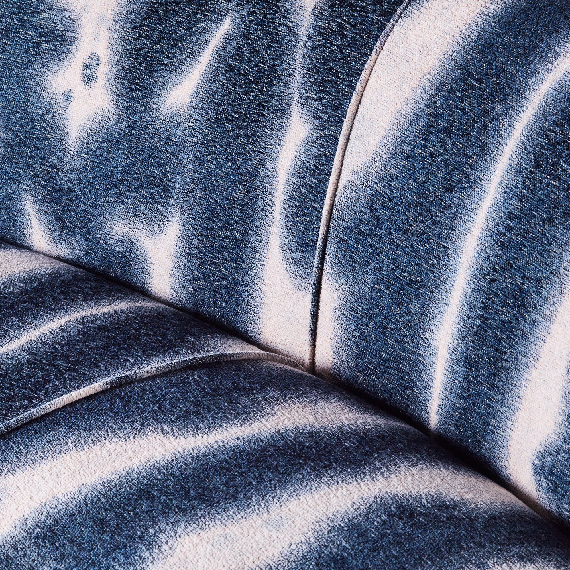 PARIS blue chenille sofa