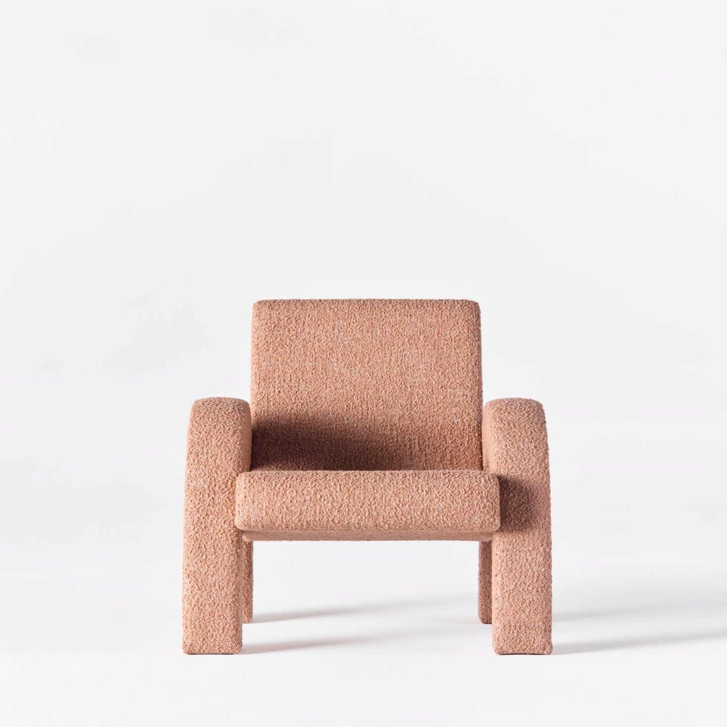 Sessel ARCO rosa Boucle