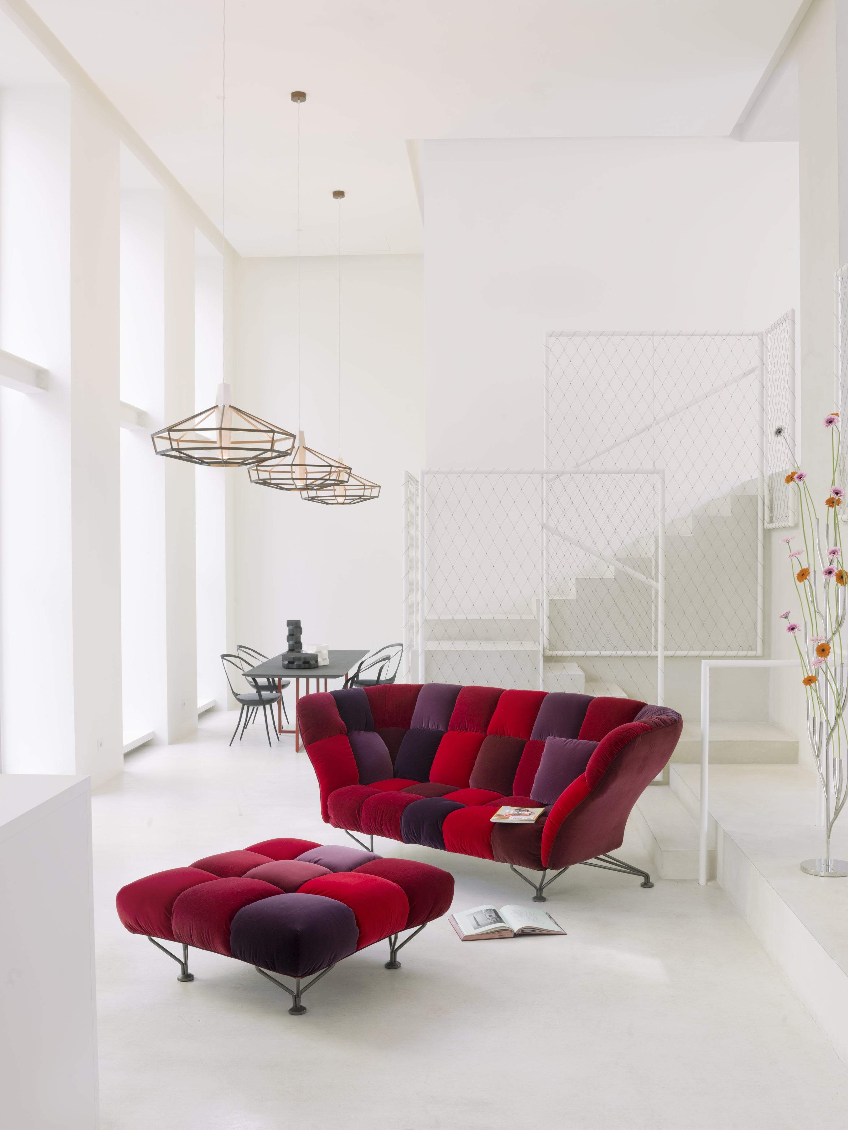 Sofa 33 CUSCINI czerwony – Driade