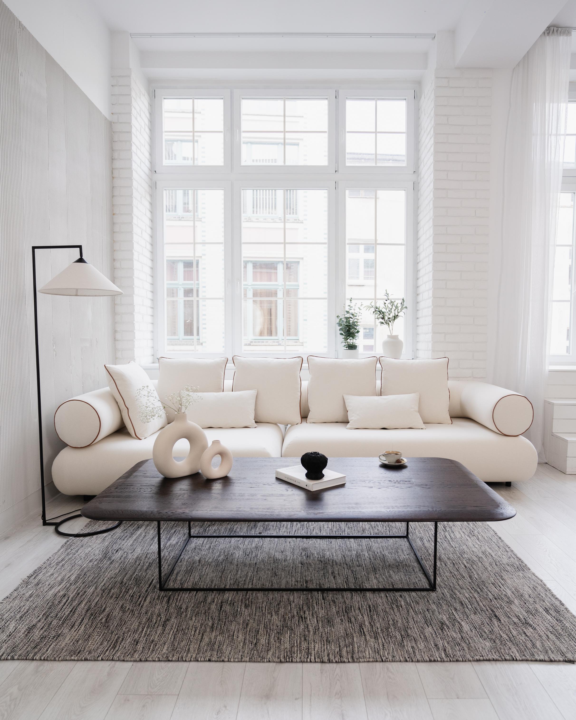 Right-facing modular corner sofa CASABLANCA customizable