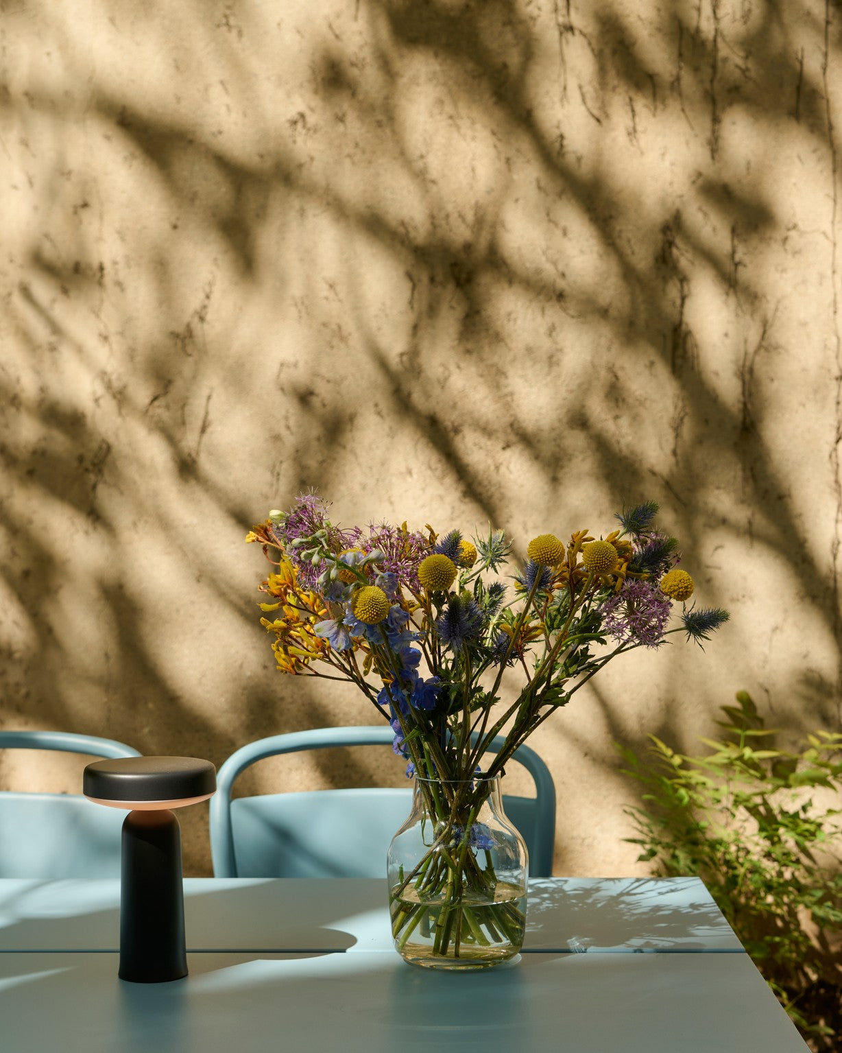 Transparenter Glasvase SILENT