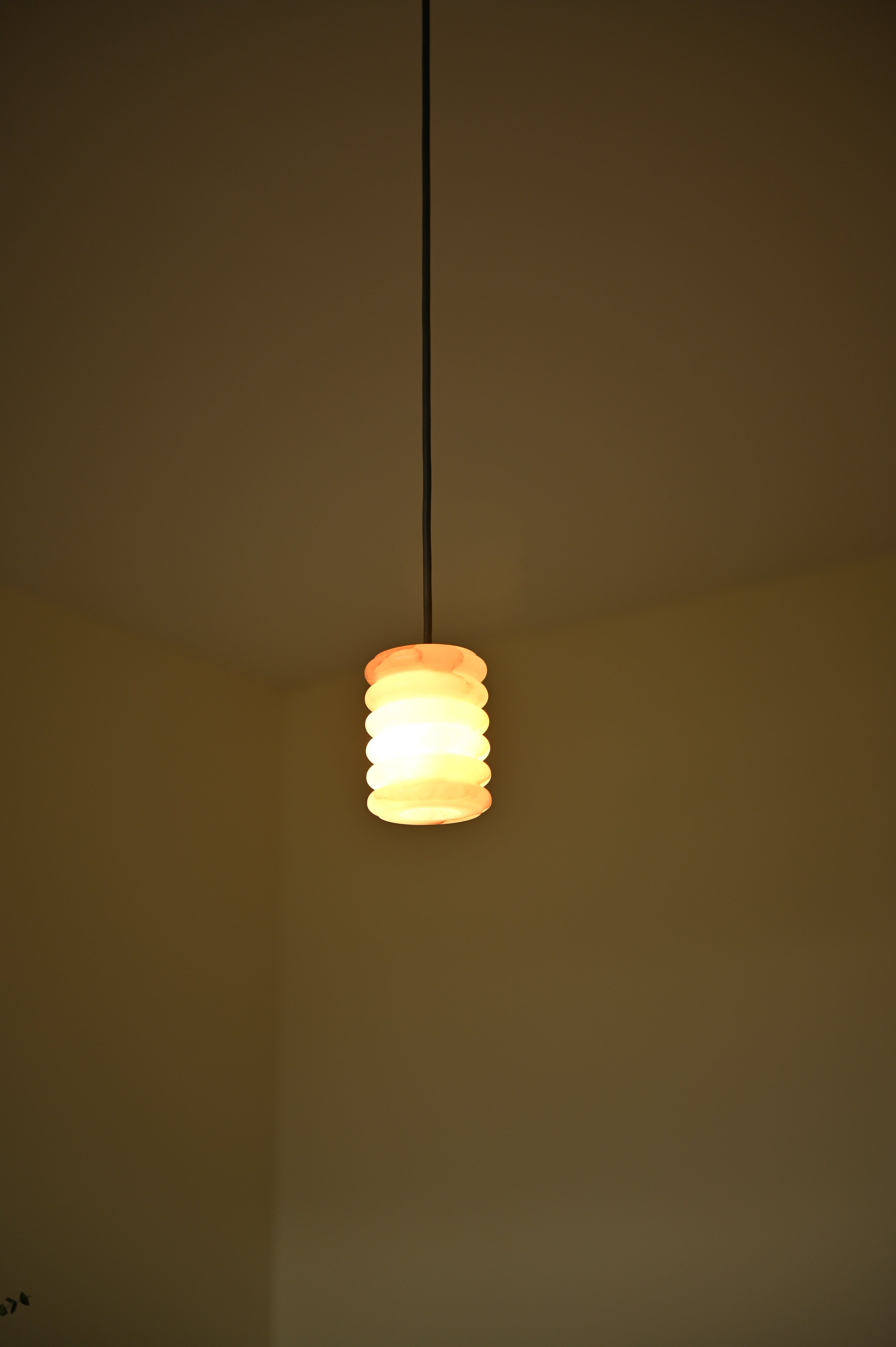 Hanging Lamp MANIKO FLUTA White Alabaster