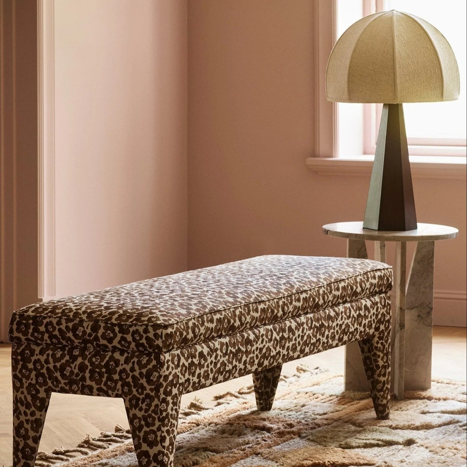 Tischlampe HEXAGON Eschenfurnier