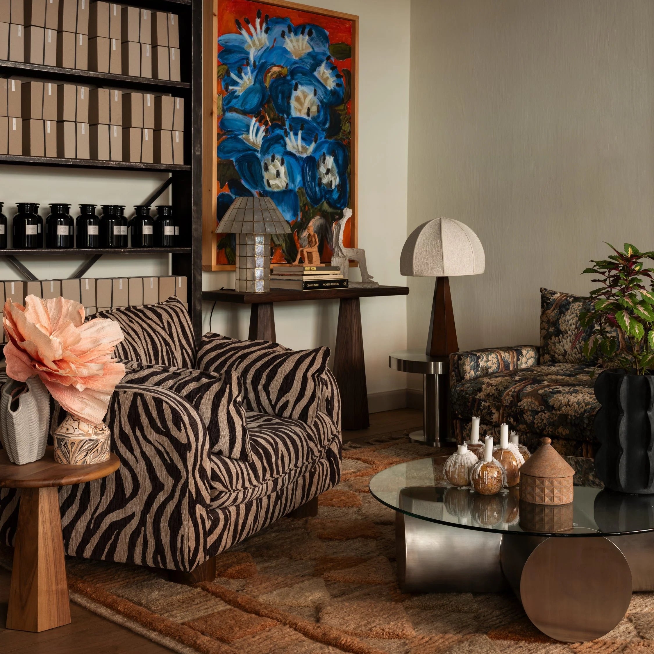 Tischlampe HEXAGON Eschenfurnier