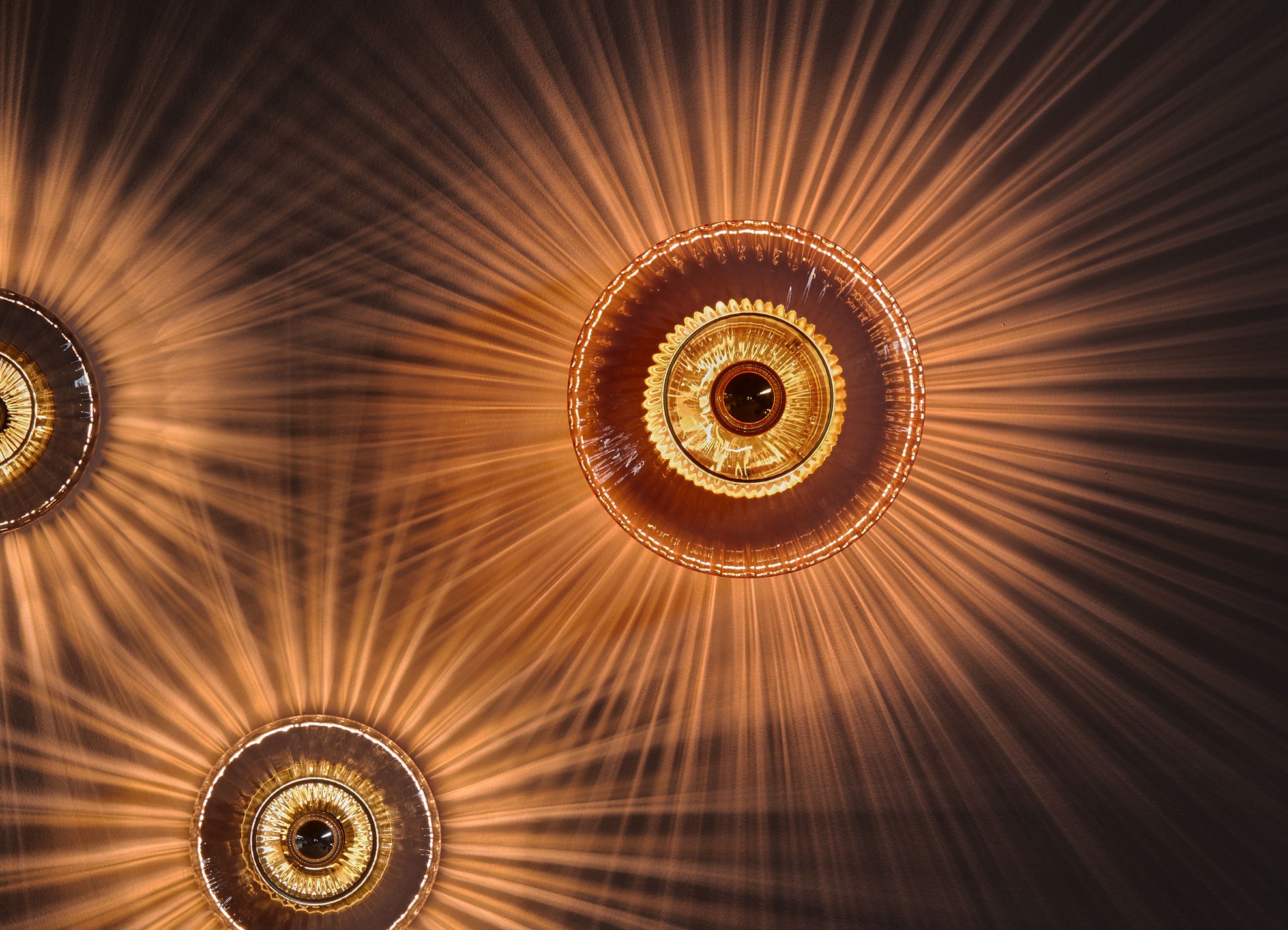 Wandleuchte NEW WAVE OPTIC aus Glas