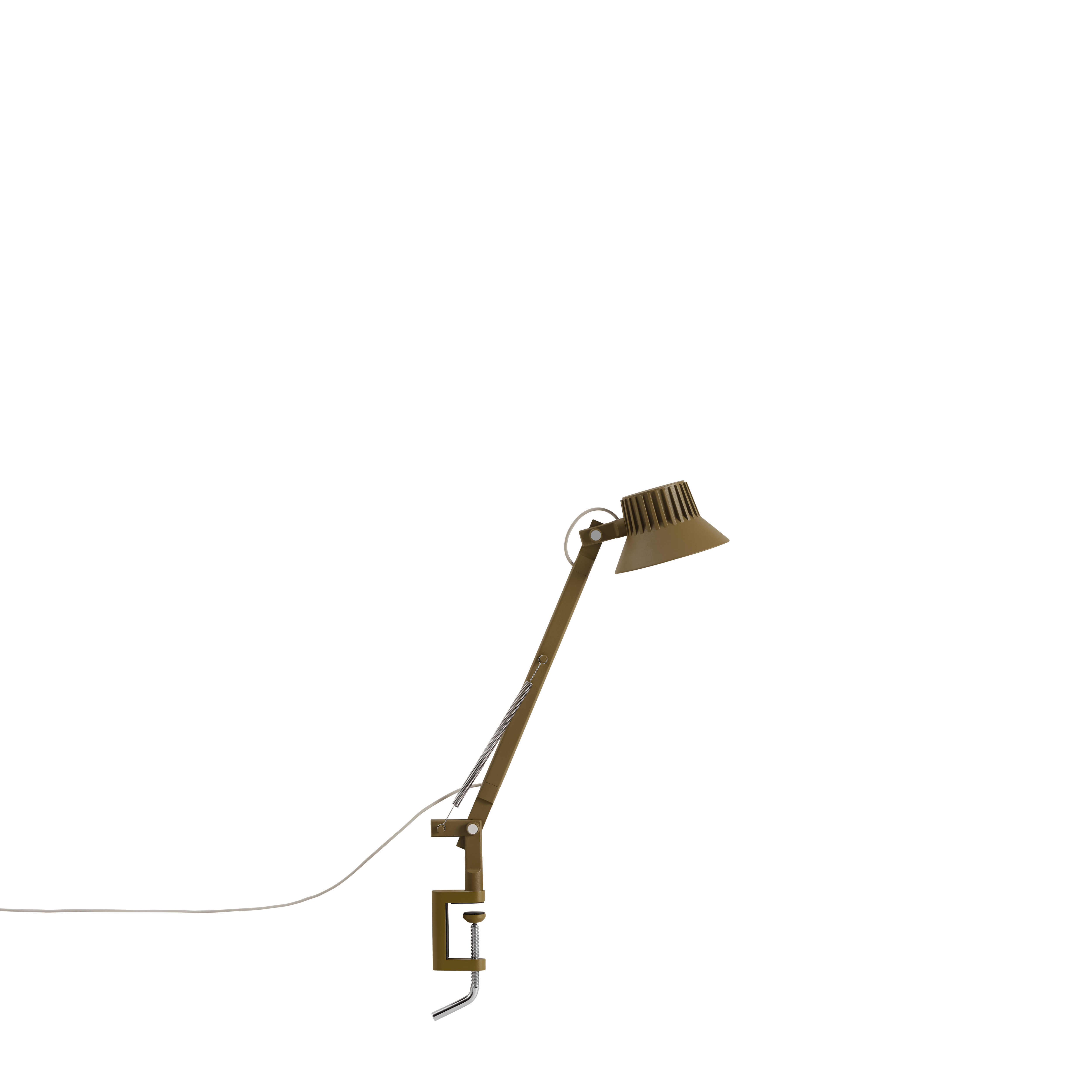 Schreibtischlampe DEDICATE verstellbar braun-grün