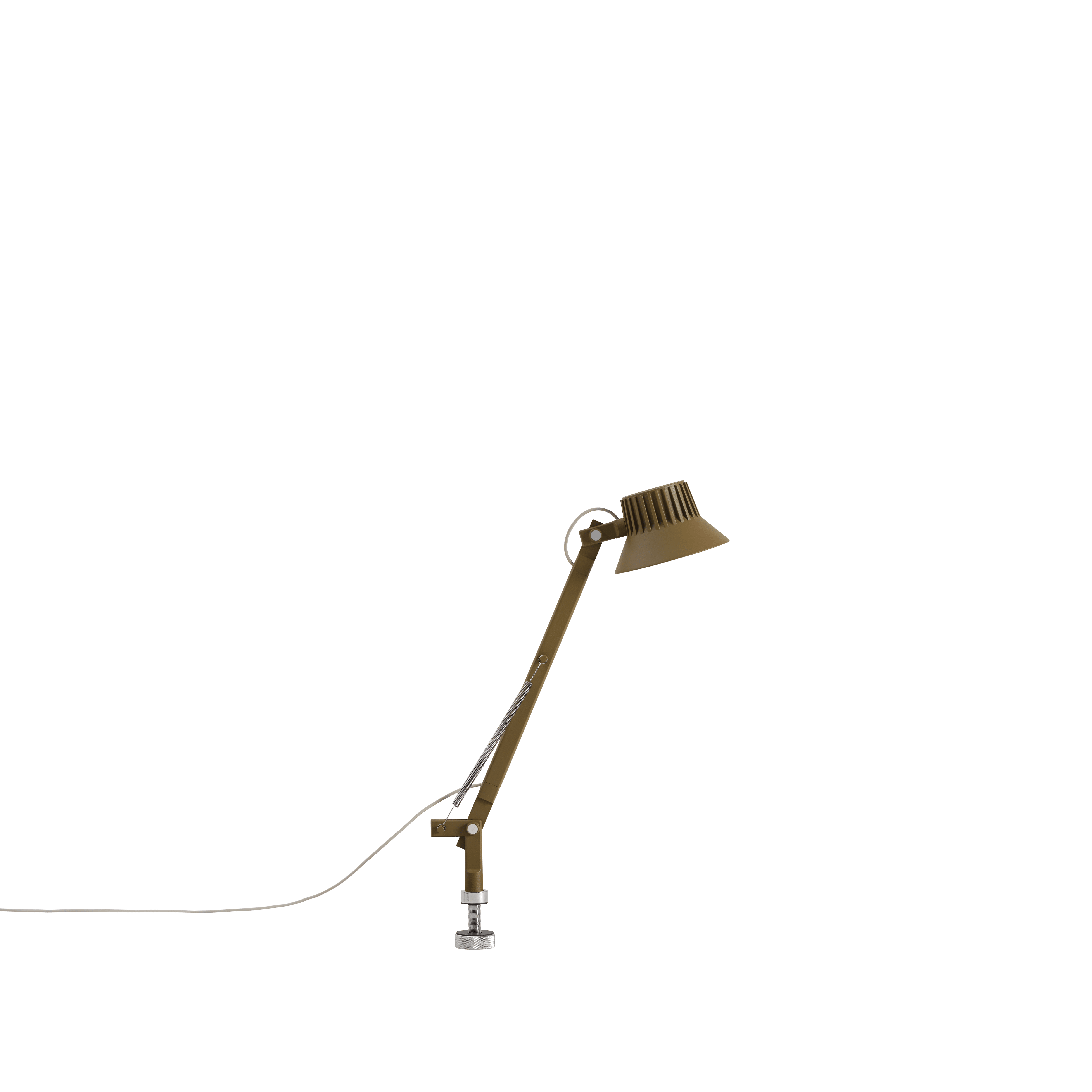 Schreibtischlampe DEDICATE verstellbar braun-grün