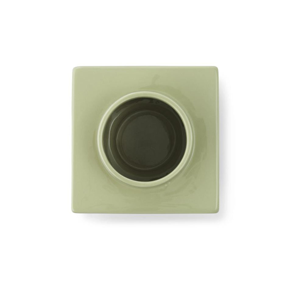 DEKO OBJECT sage green vase