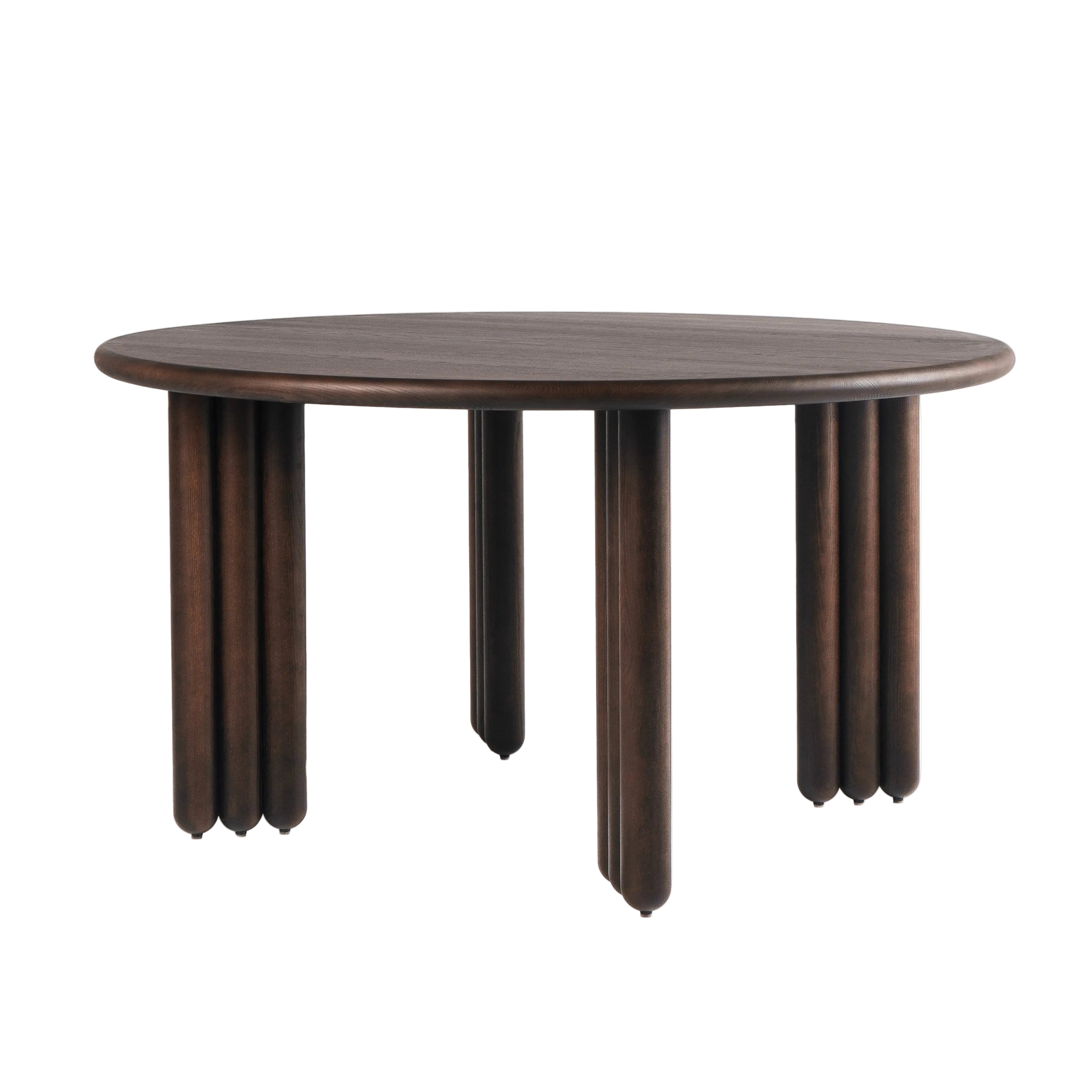 Round Table FLOCK Brown Ash Wood