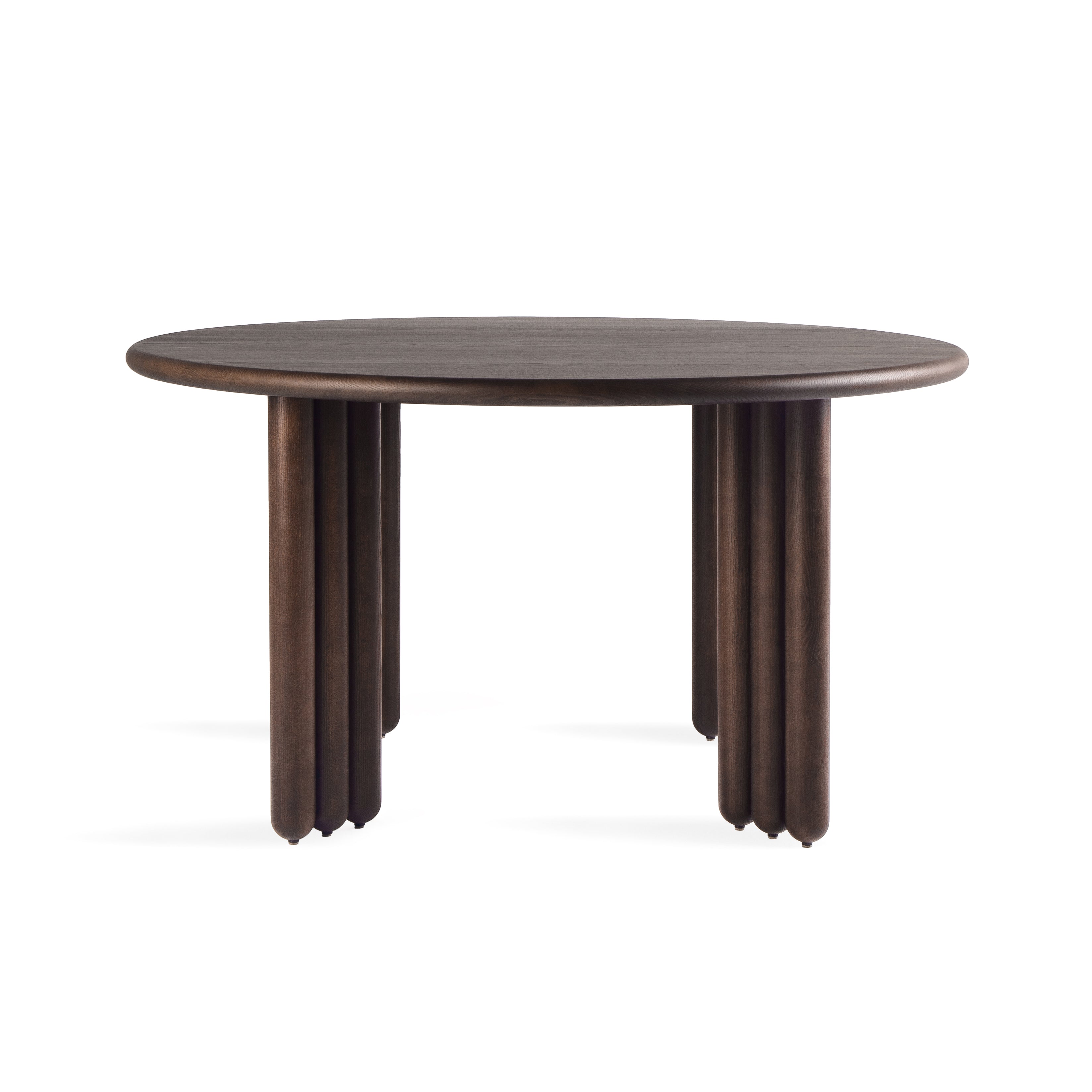 Round Table FLOCK Brown Ash Wood