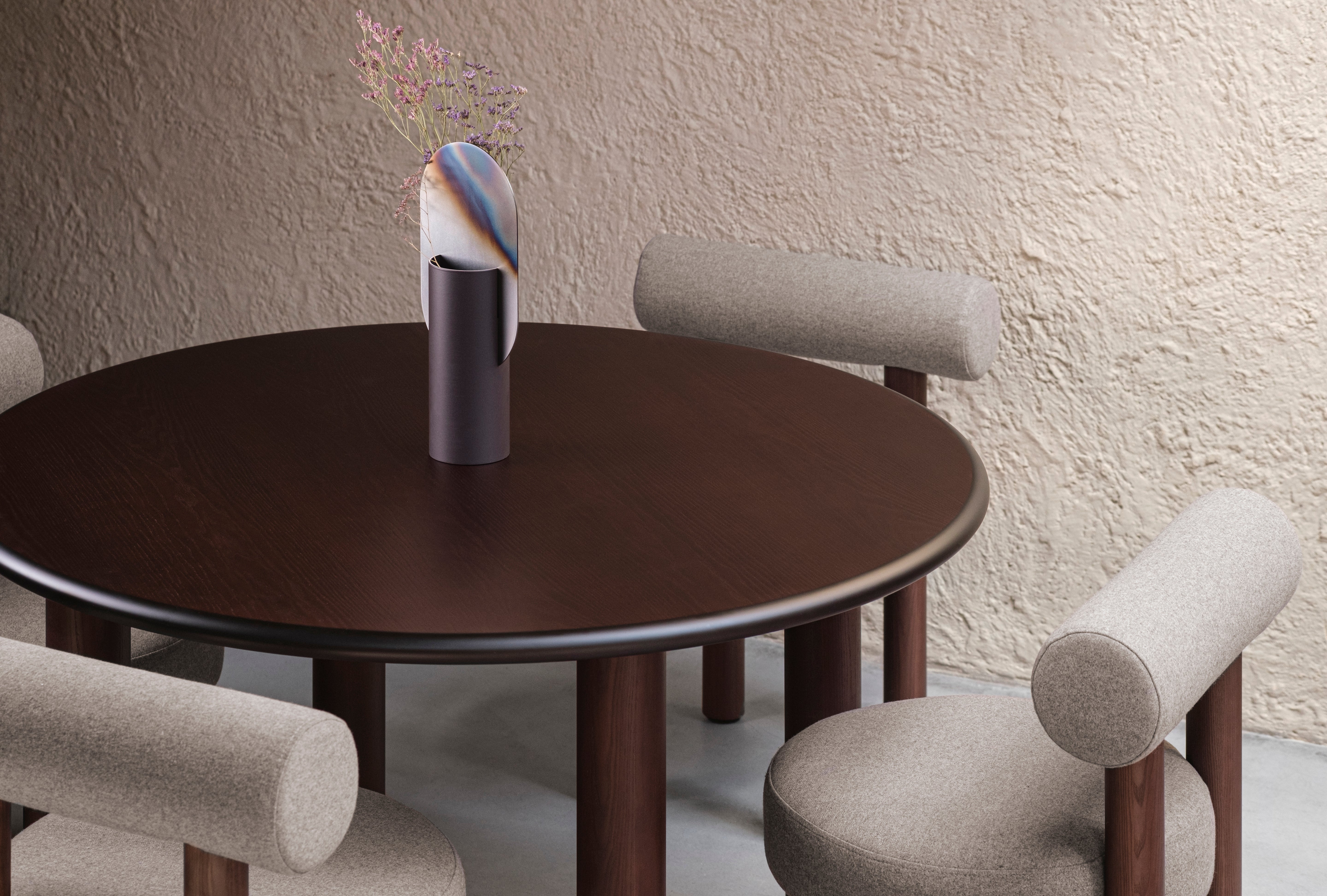 Round Table PAUL Brown Ash Wood