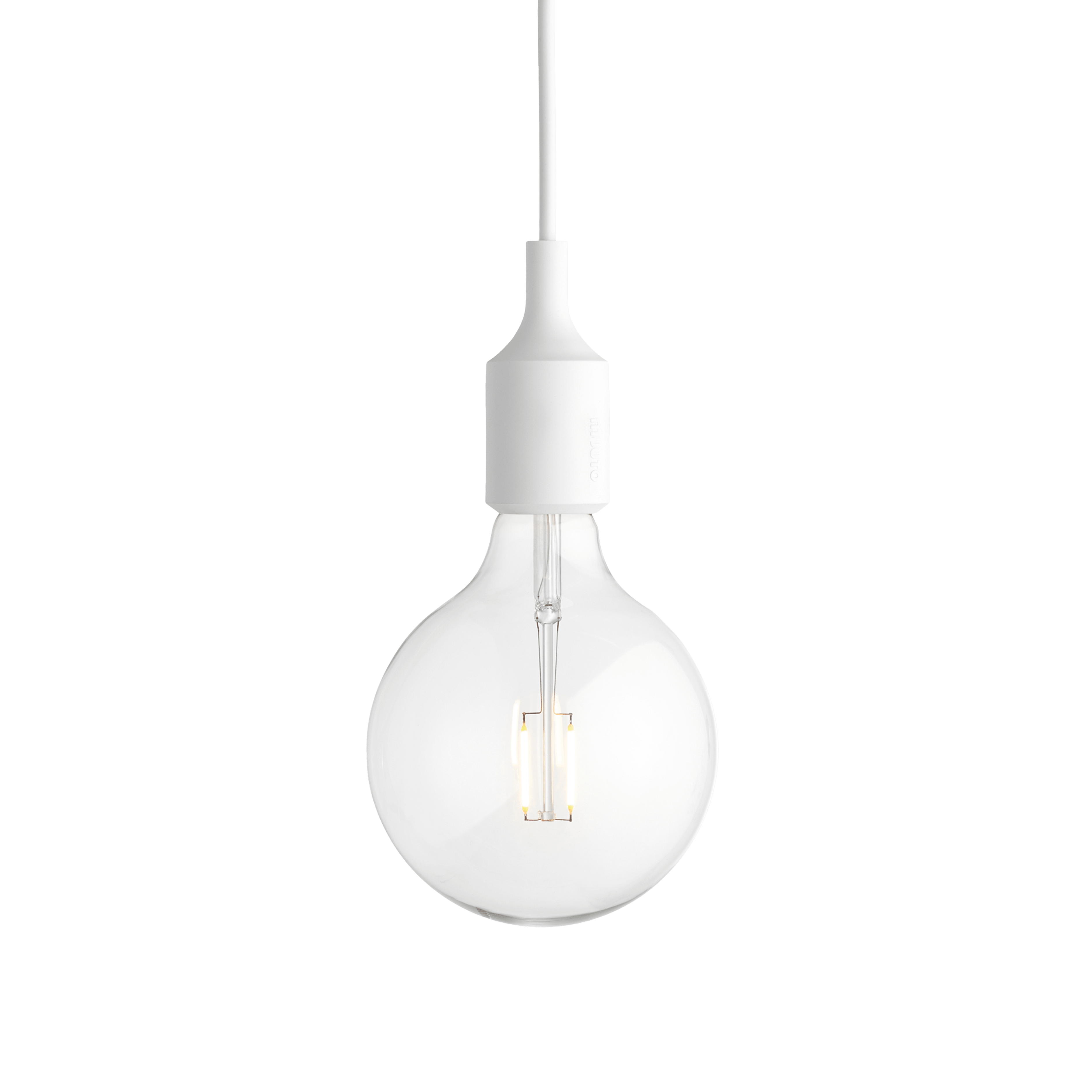 Pendelleuchte E27 weiß