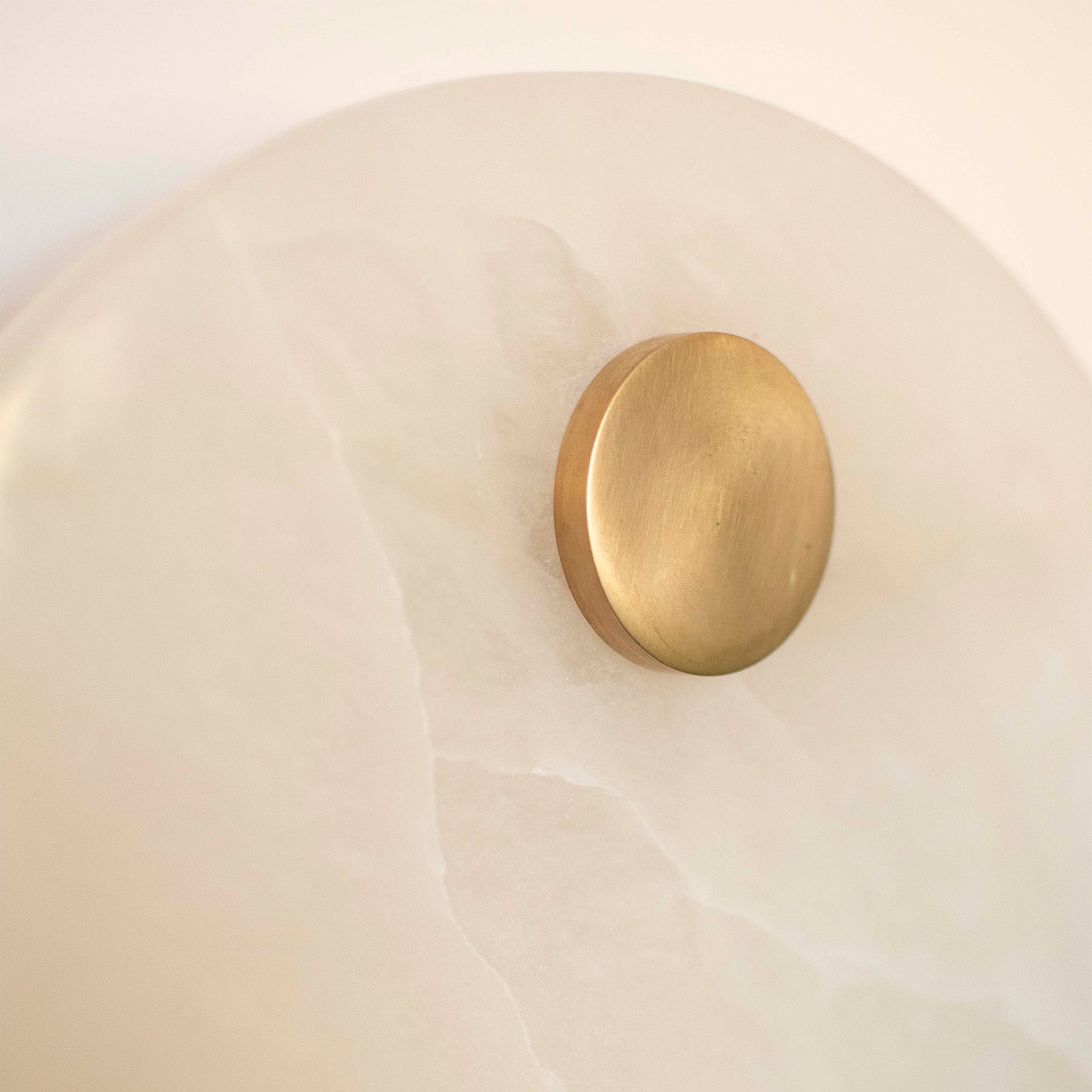 Wandleuchte aus Alabaster EOS Messing