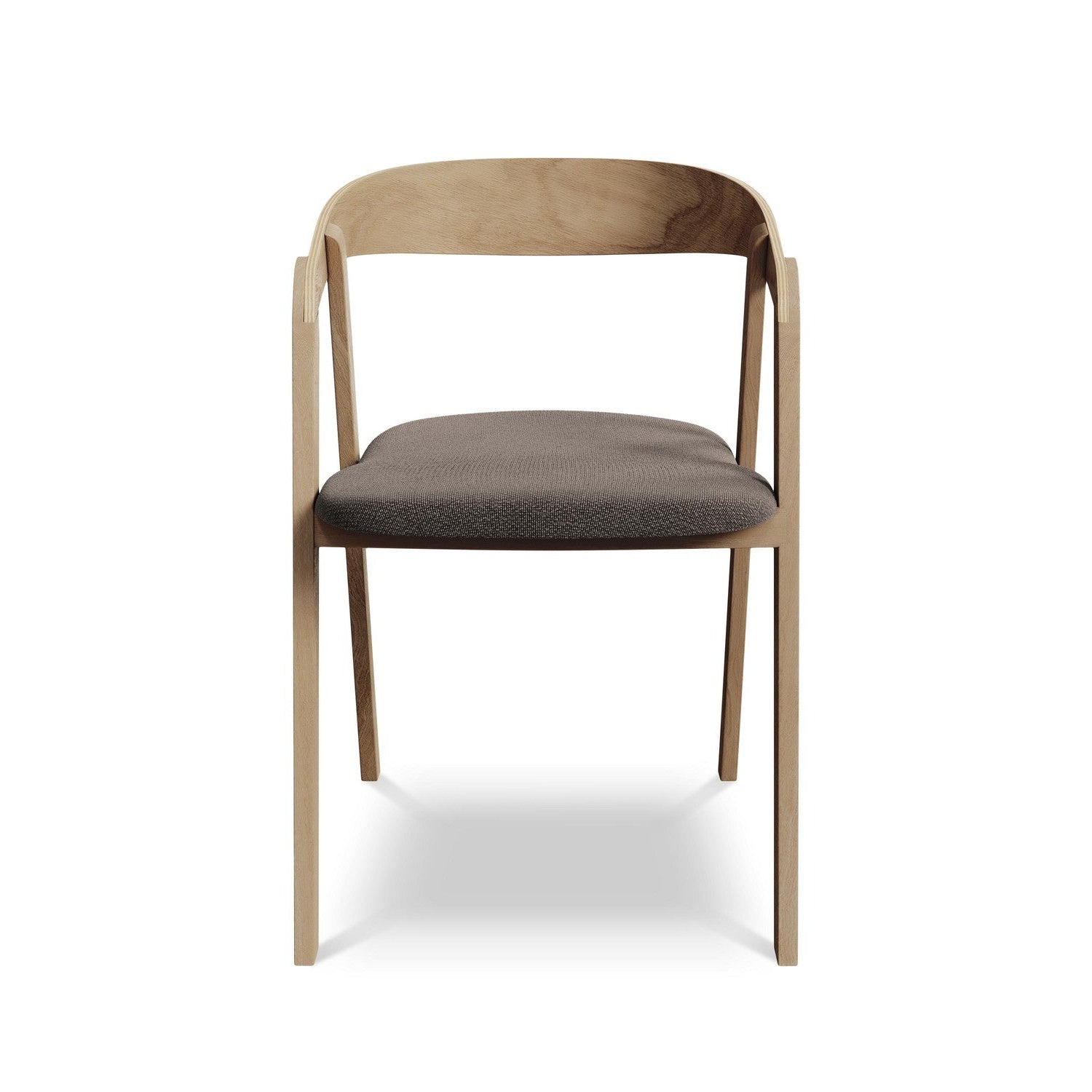 ERIKA Chair in Chocolate Boucle with Beech Base
