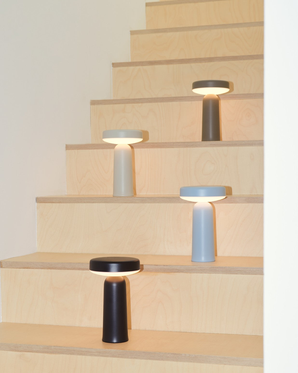 Tragbare Außenlampe EASE himmelblau