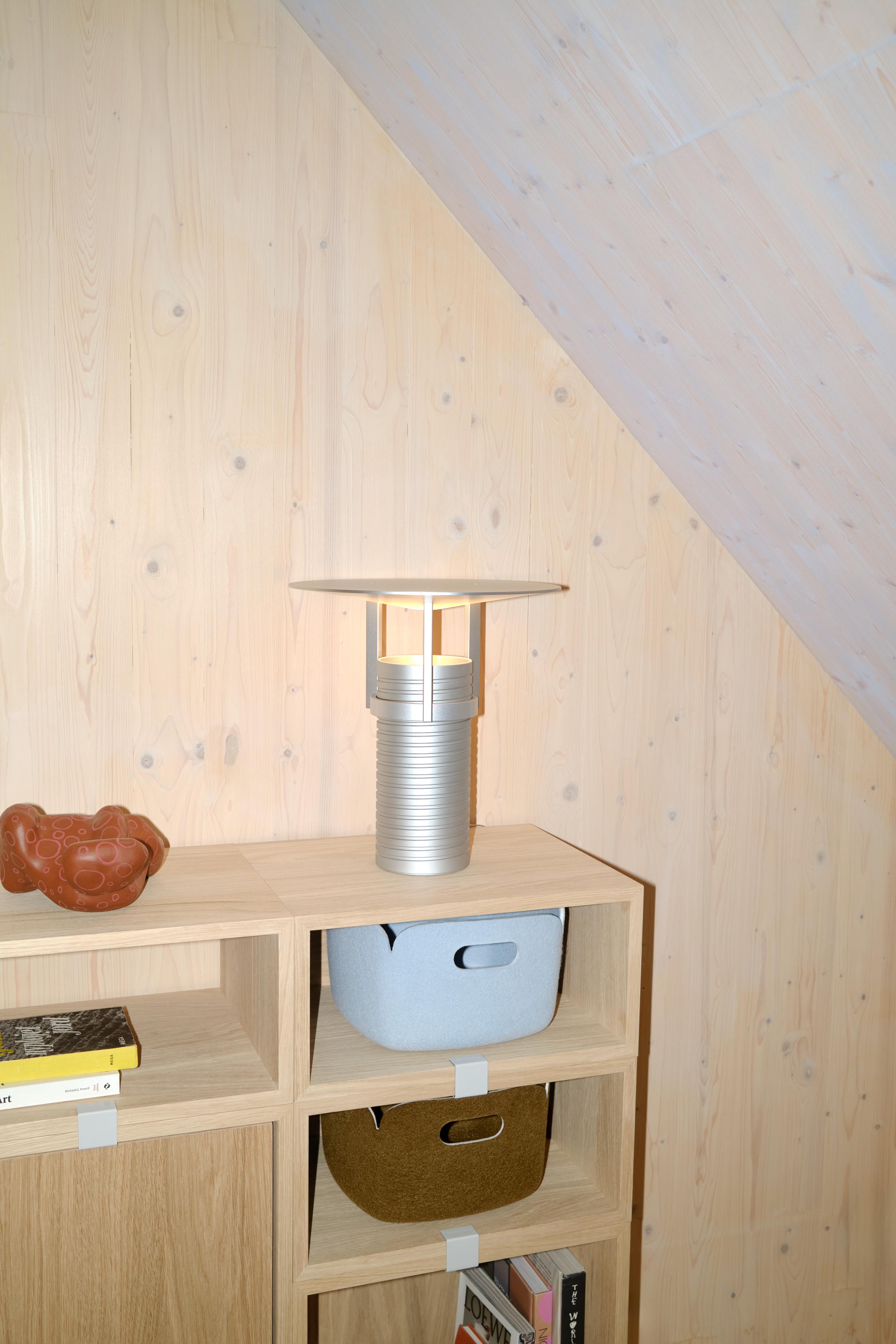 Tischlampe SET Aluminium