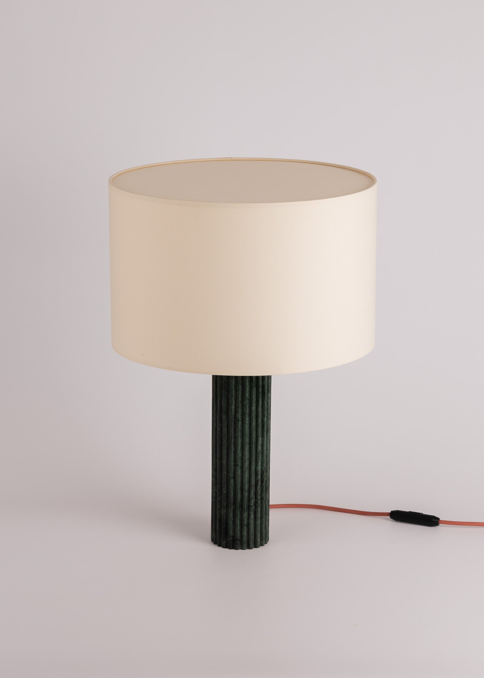 Tischlampe FLUTA grüner Marmor