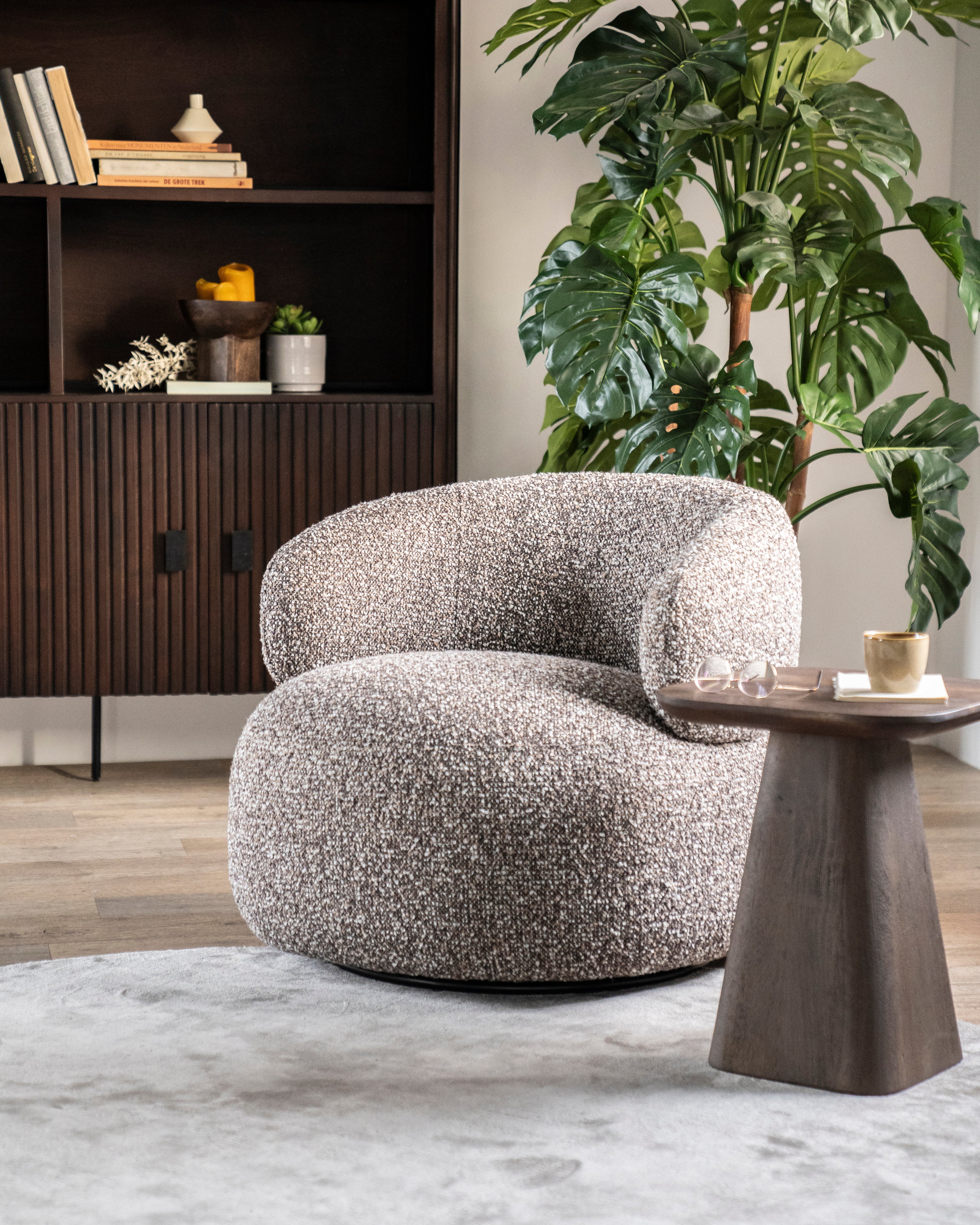 MAEVE Armchair Gray Mélange