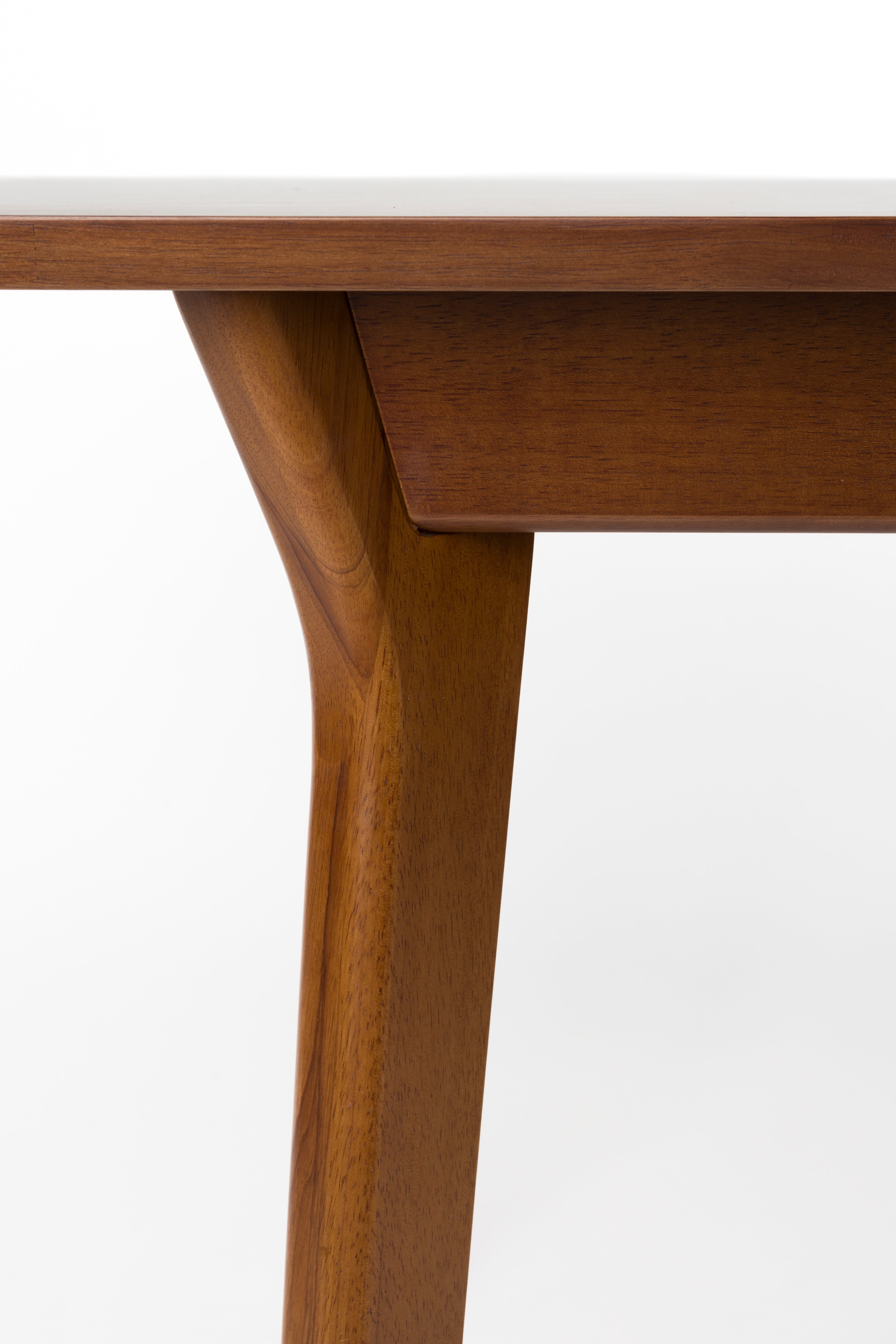 ELLEN Extendable Table in Dark Brown Rubberwood
