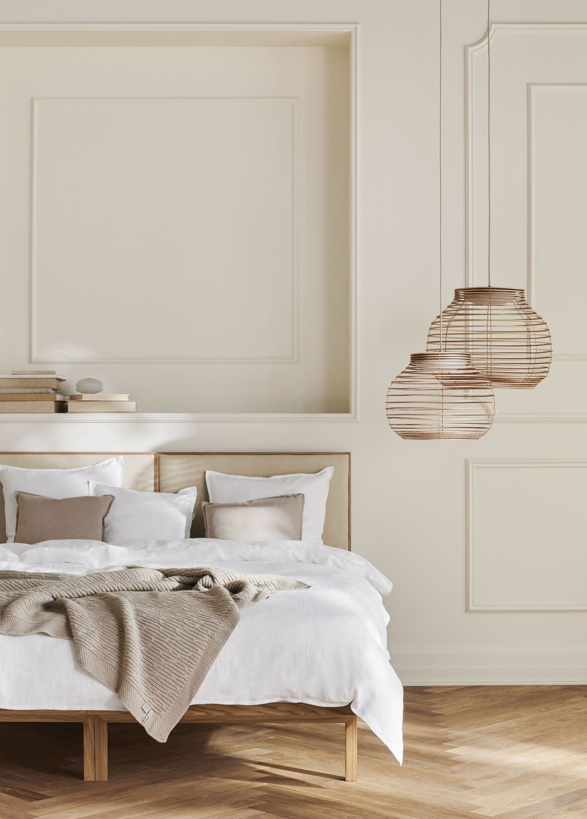 Plover heavy cream bedspread