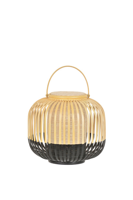 Tragbare Lampe nimmt einen Weg schwarz